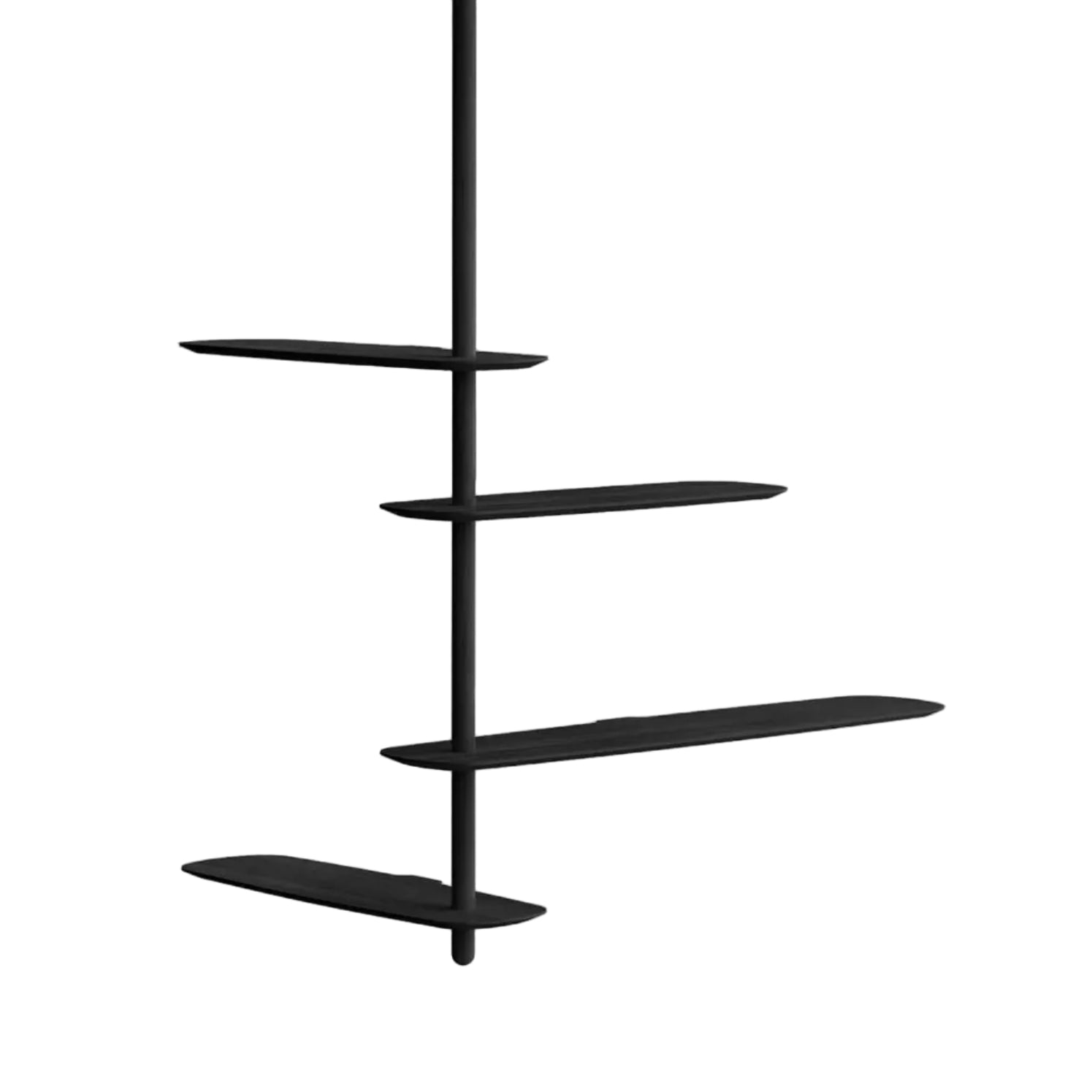 UNICA Wall Shelf - CONFIGURATION 09 Black Ash Veneer