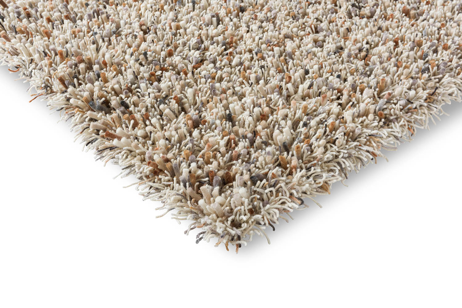 SPRING long pile rug beige-gray