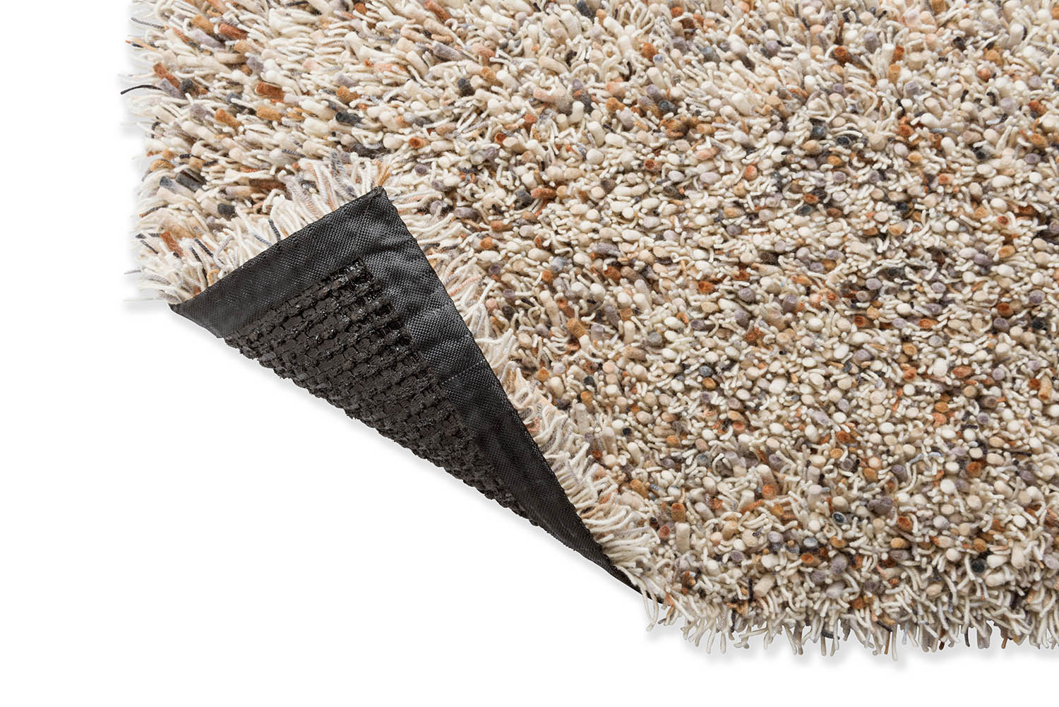 SPRING long pile rug beige-gray