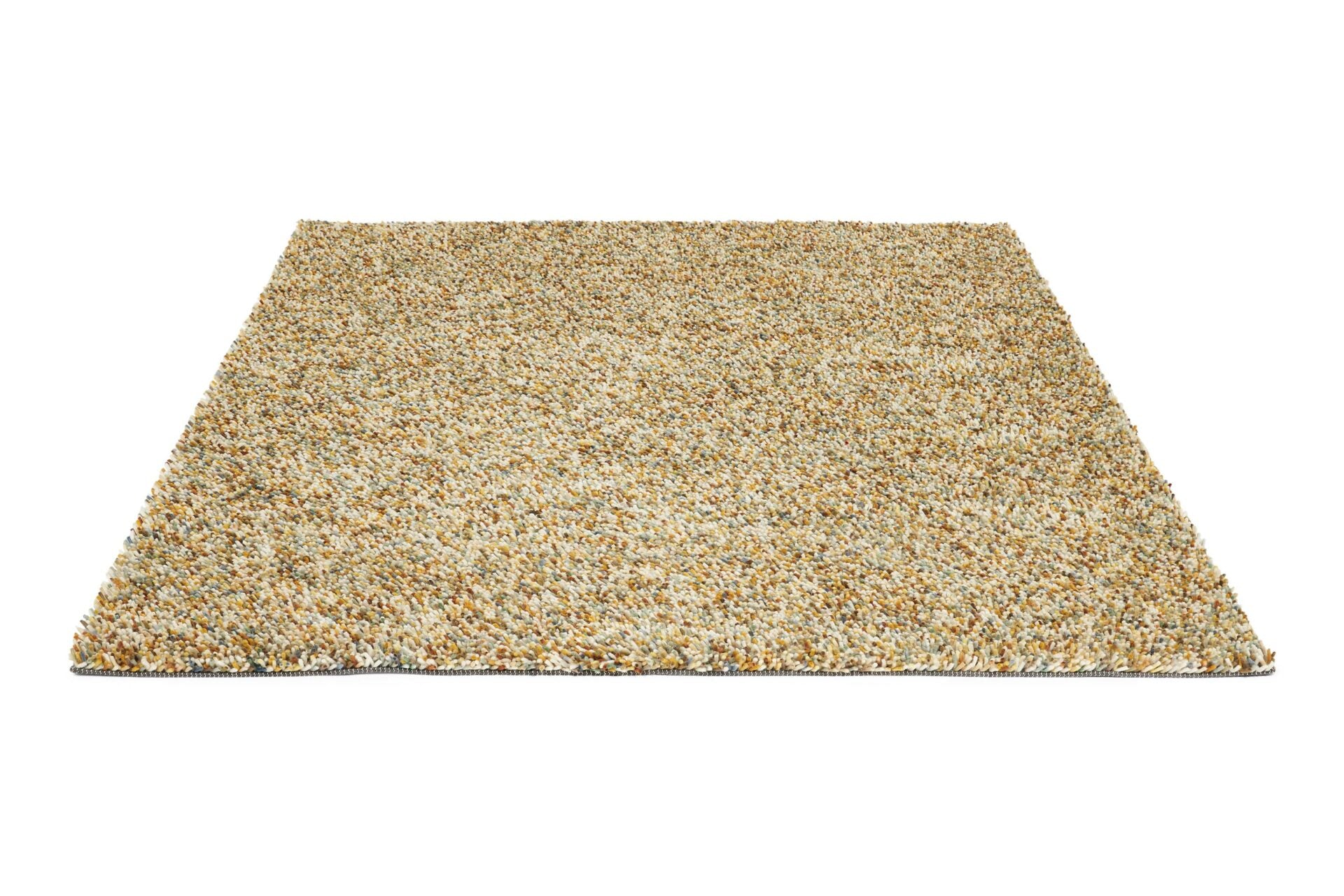 POP ART orange carpet with long pile