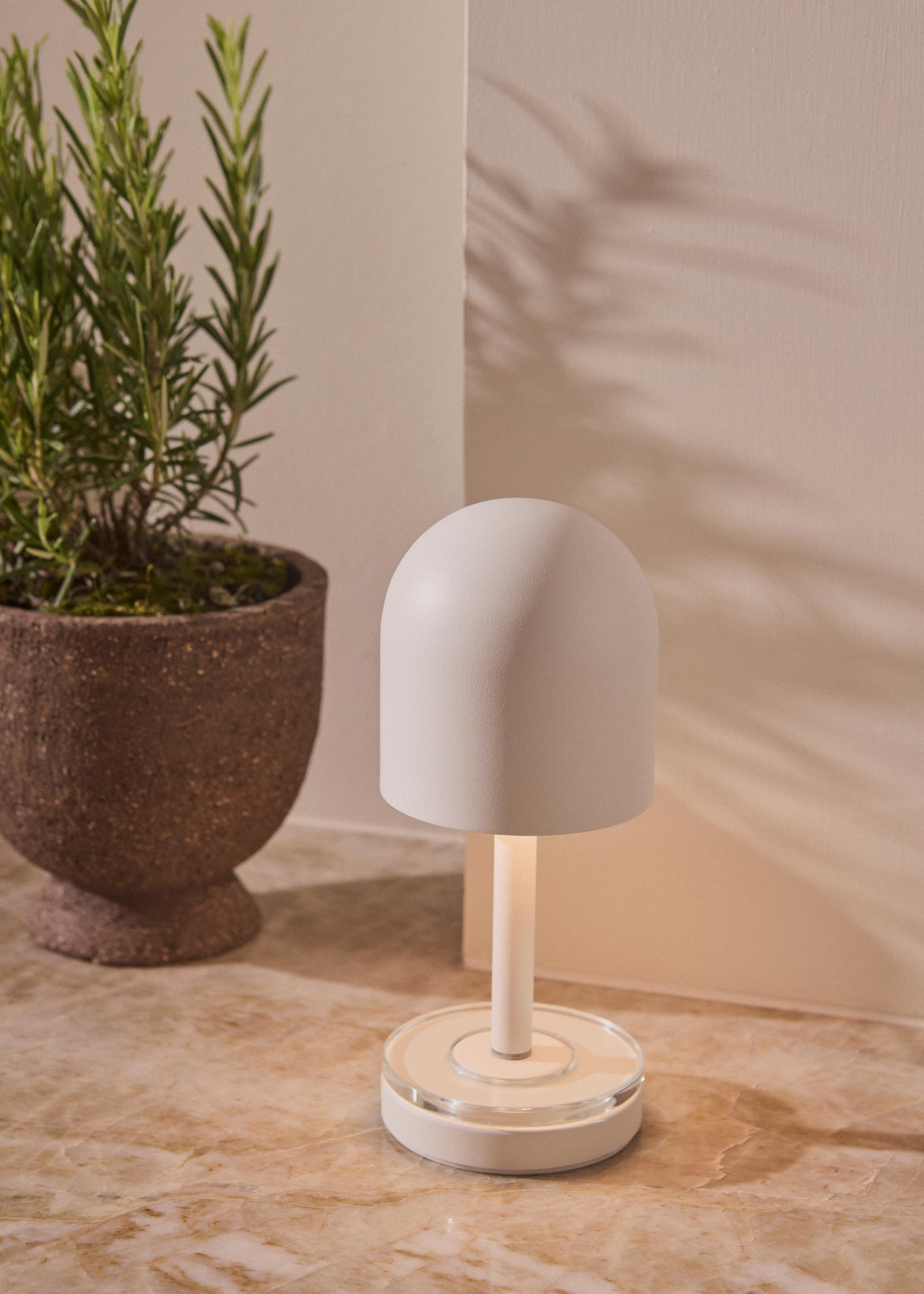 Portable lamp LUCEO beige