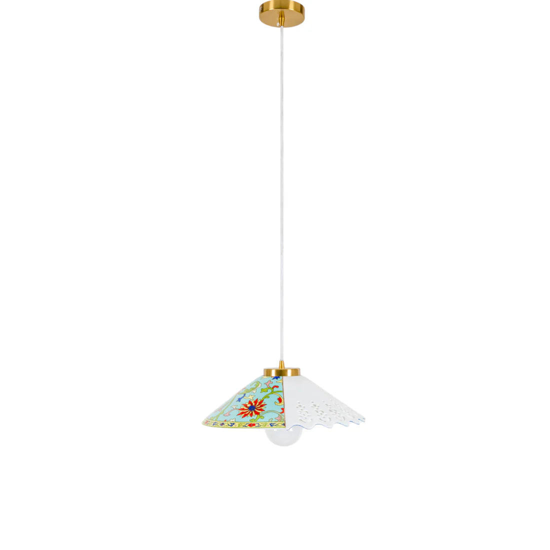 Pendant Lamp HYBRID VERPIRA white porcelain