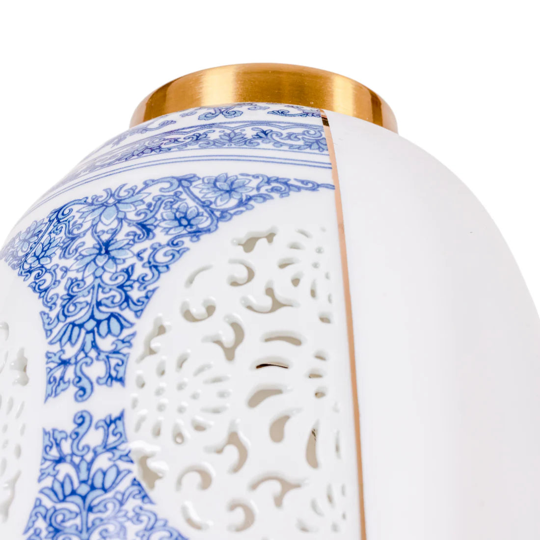 Lampa wisząca HYBRID LAUVIA biała porcelana