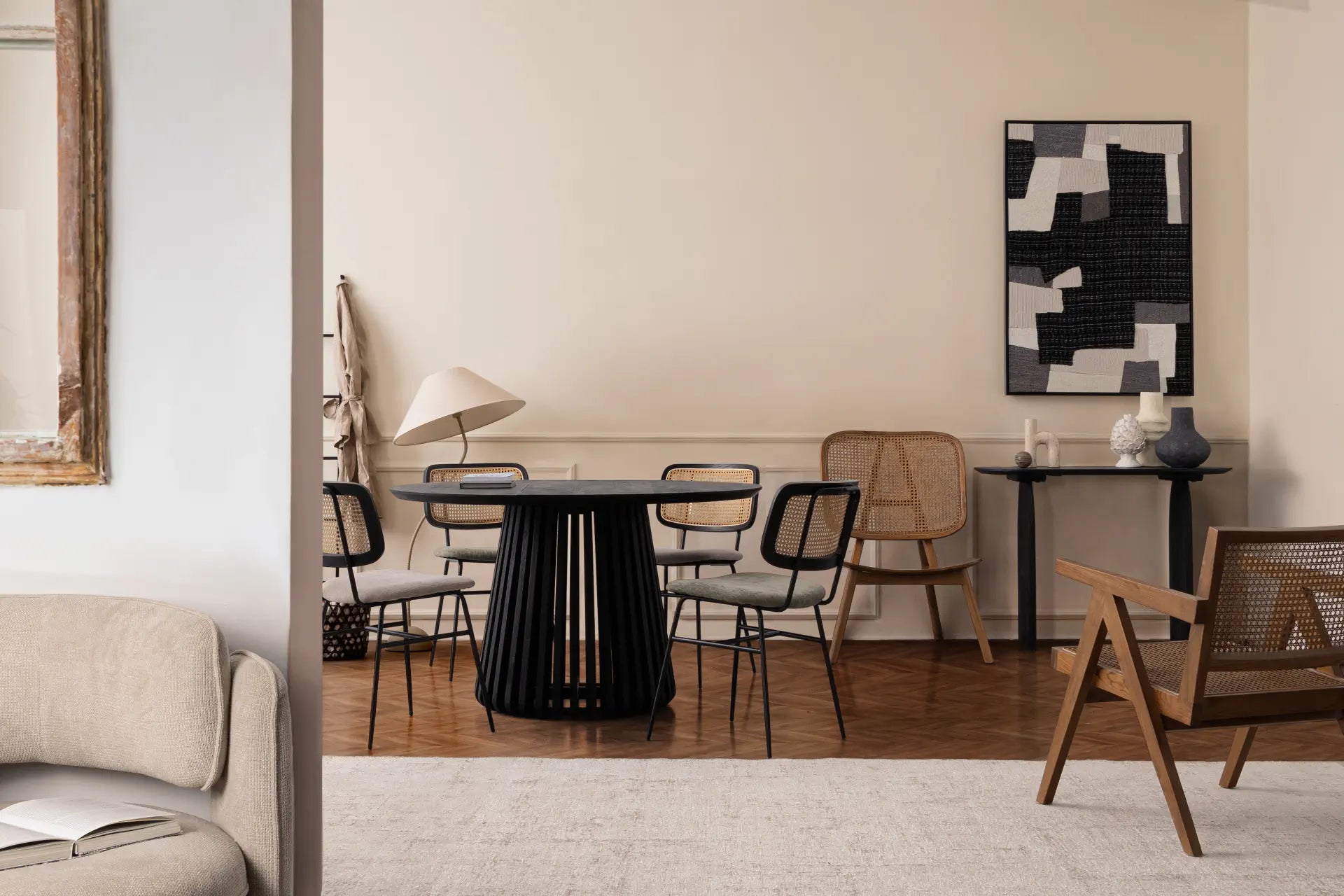 GALIA teak wood armchair