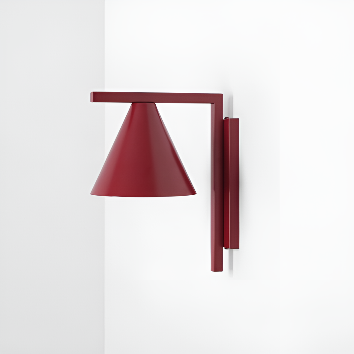 Red forms wall lamp