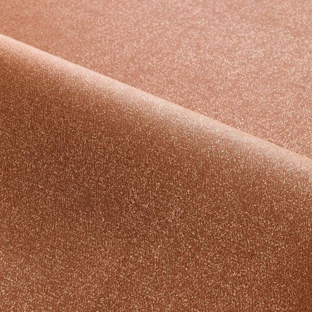 Tapeta hladká matná s perlovým efektem OCTA - ROUILLE rezavě hnědá