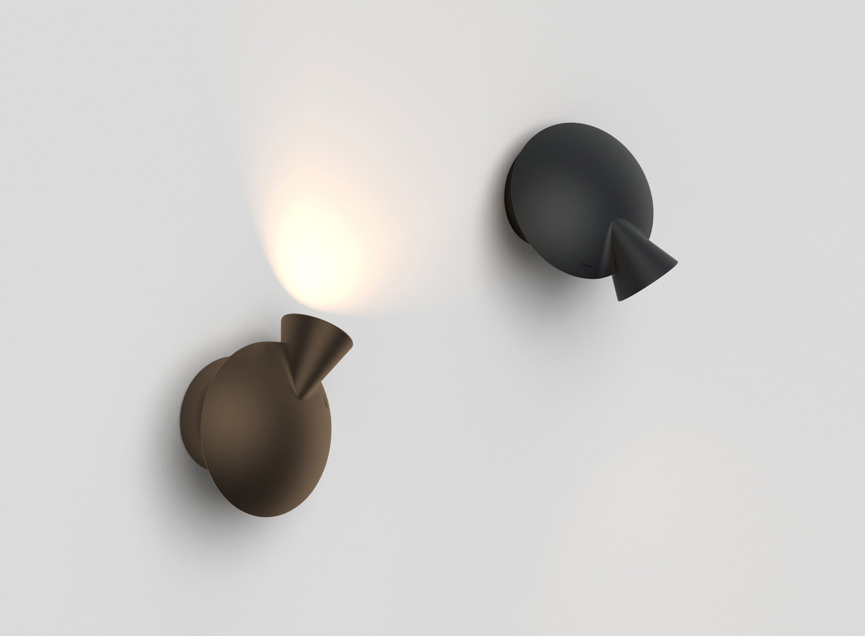 Lampa ścienna TORTUGA antracytowy