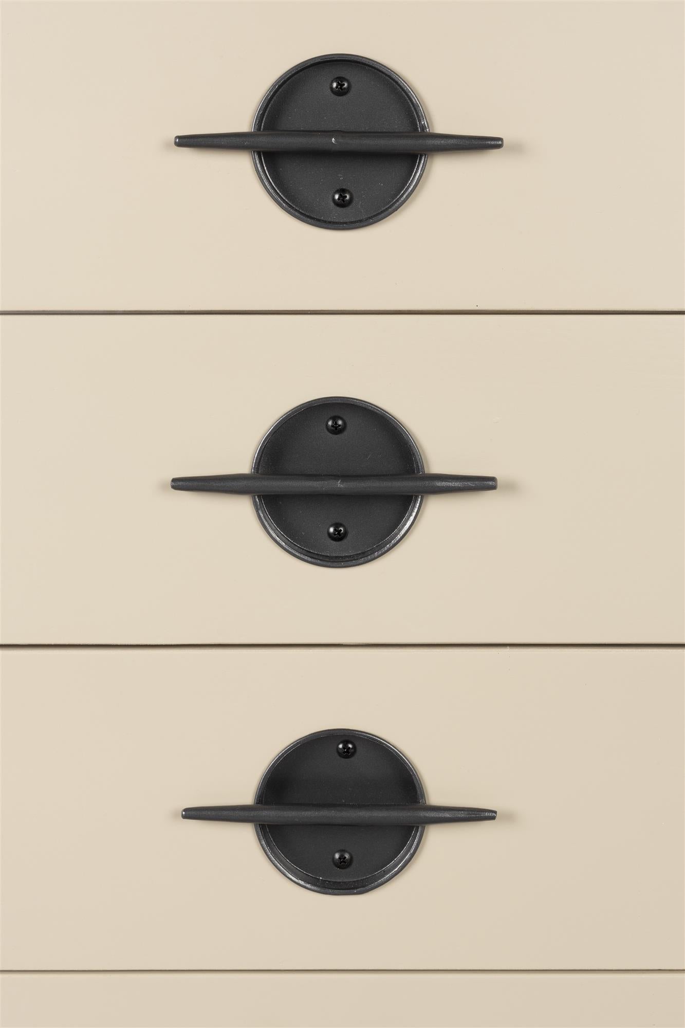 Cream chest of drawers