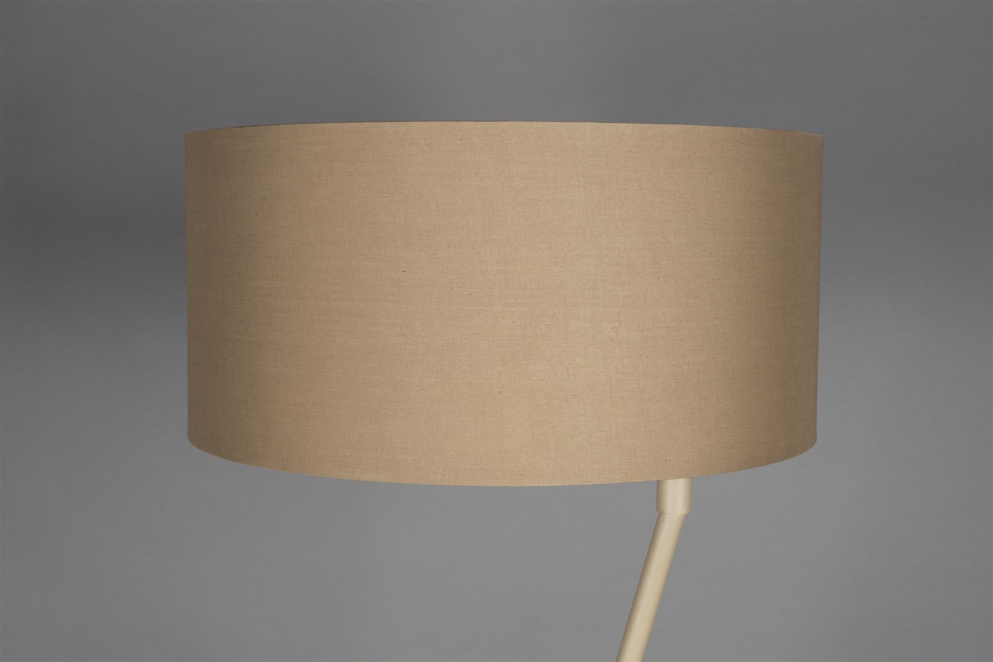 MURPHY beige tripod floor lamp