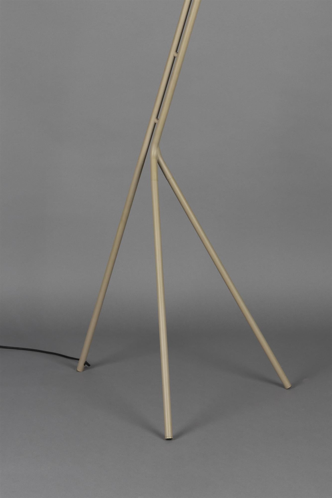 MURPHY beige tripod floor lamp