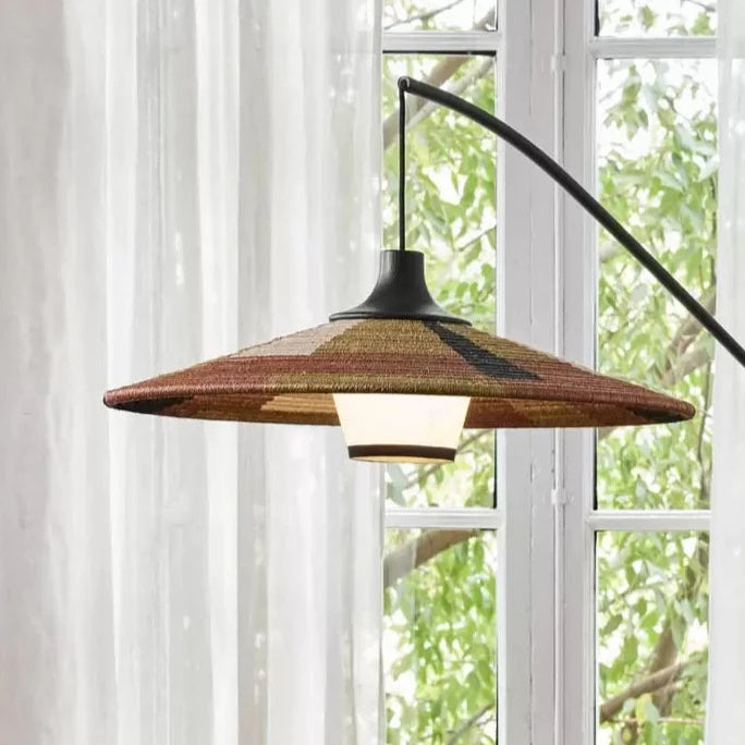 Lampa podłogowa PARROT brązowy