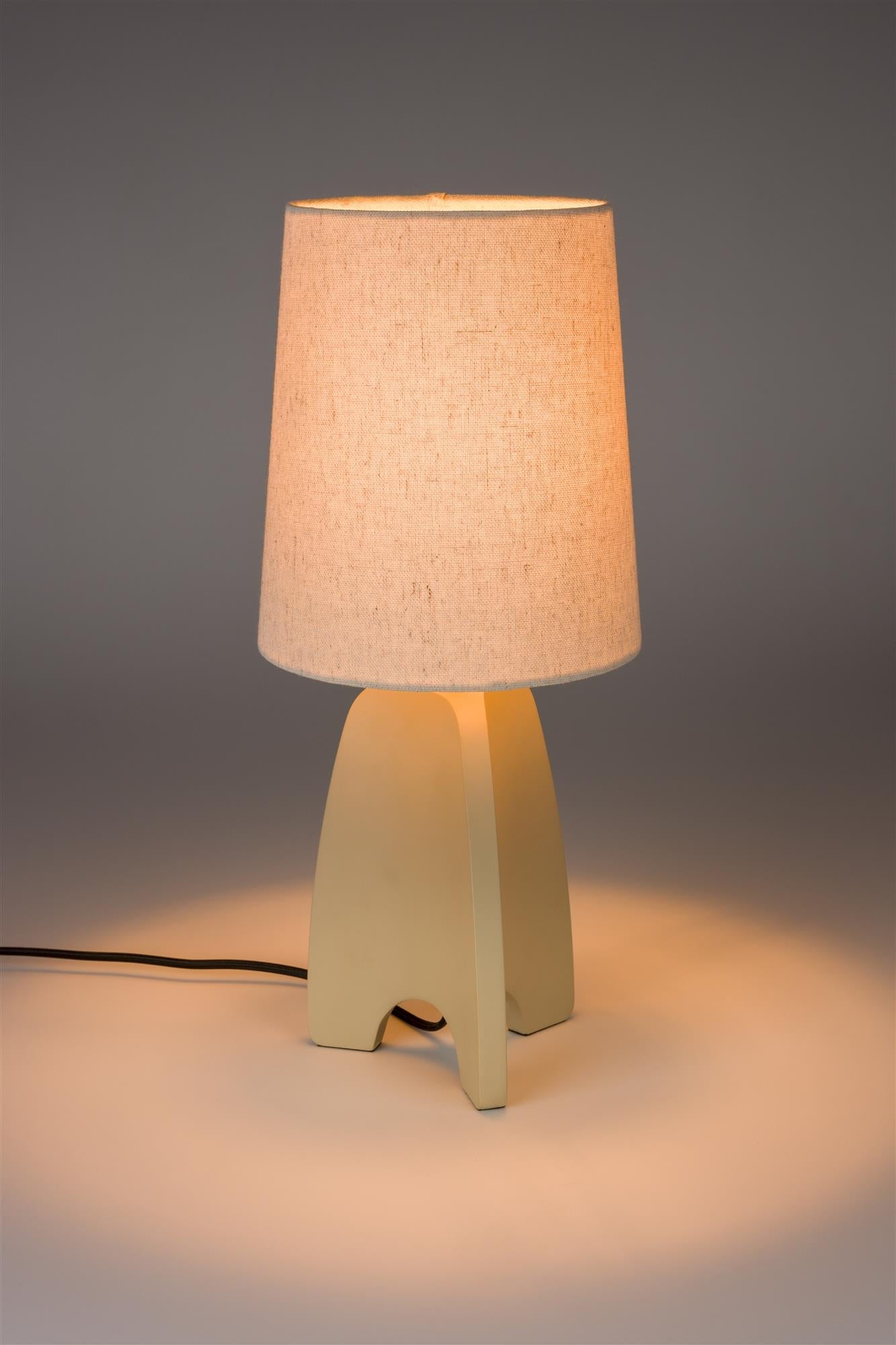 Stolní lampa SABA béžová