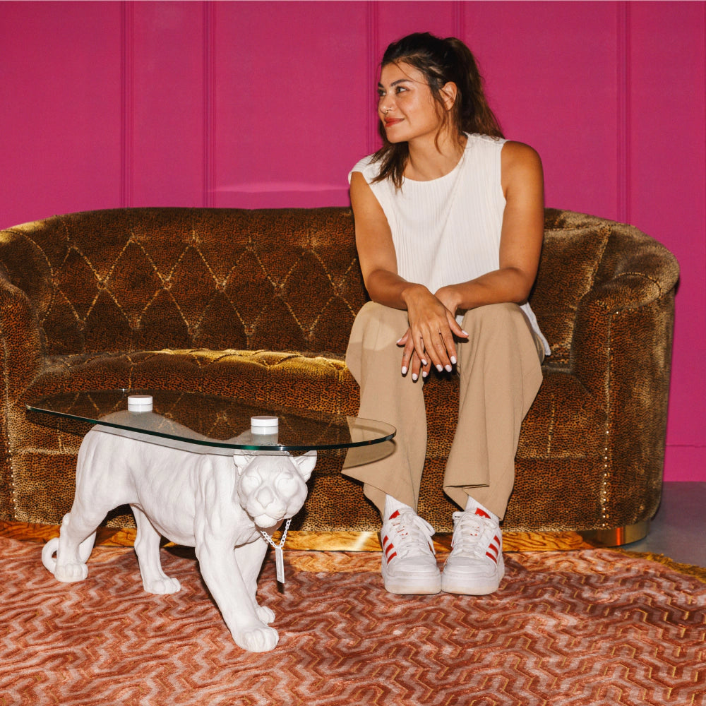 Stolik kawowy DOPE AS HELL biały