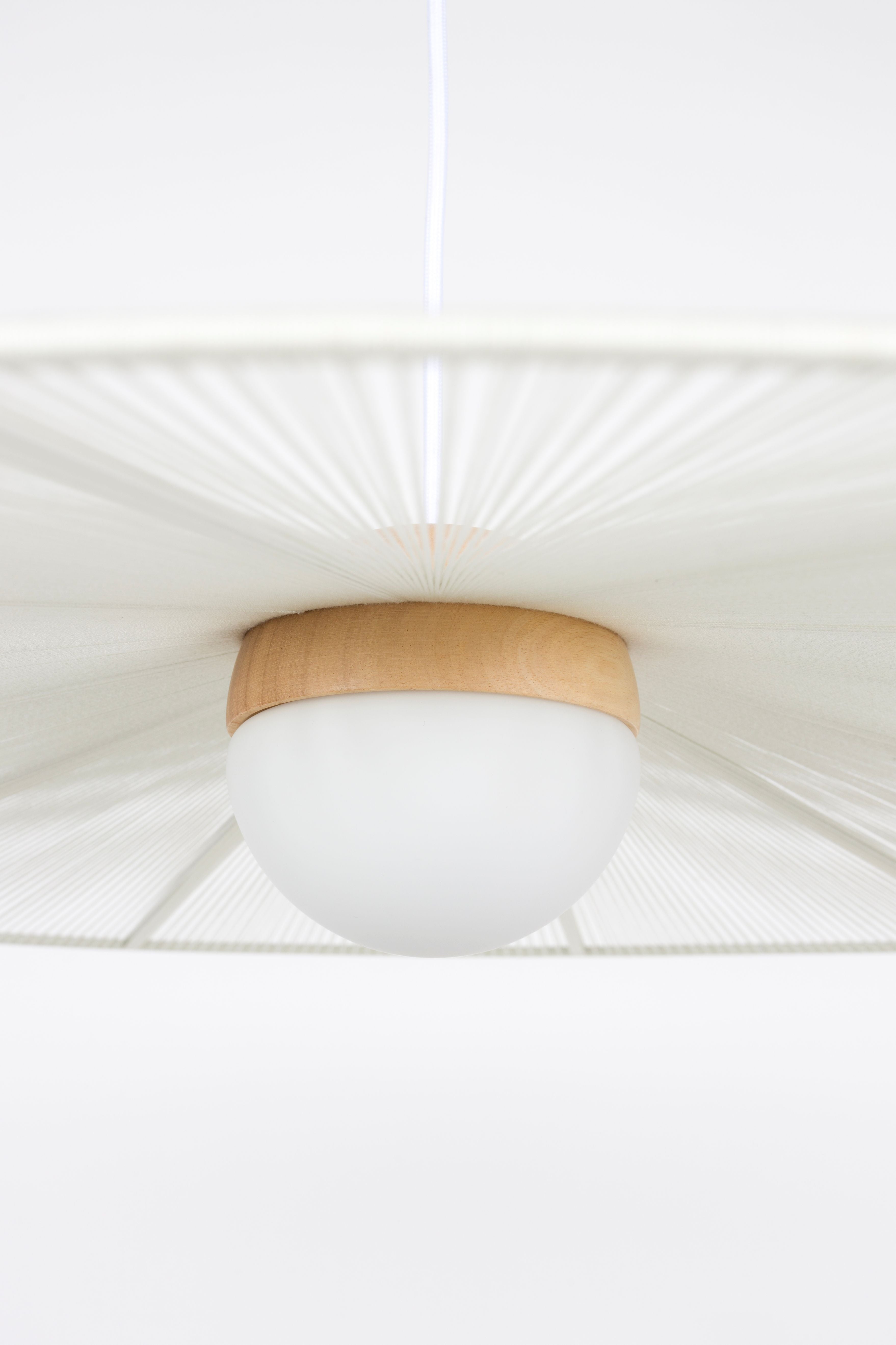 Závěsné svítidlo BELLE zlomená bílá