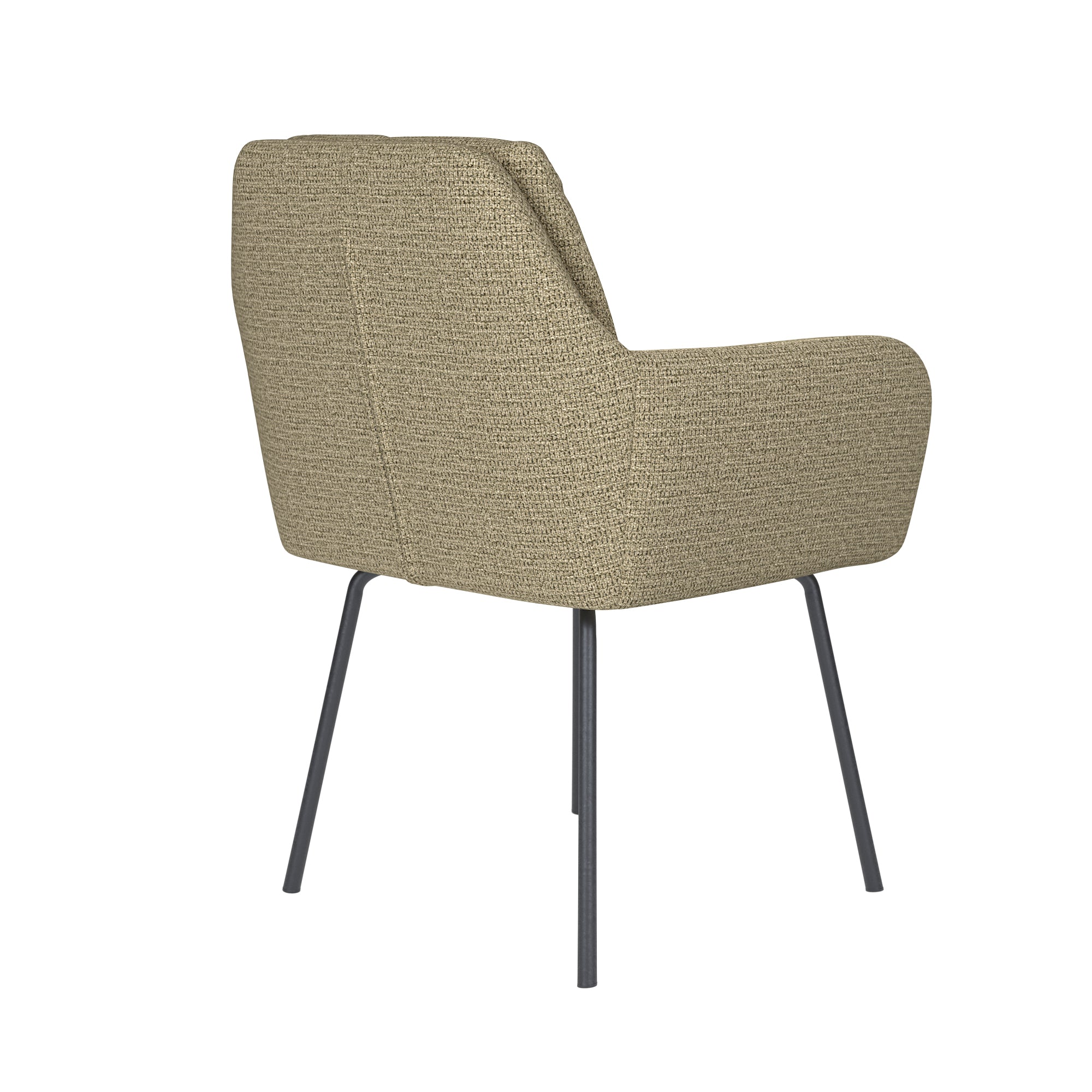 Židle PETE zelená s černým podstavcem