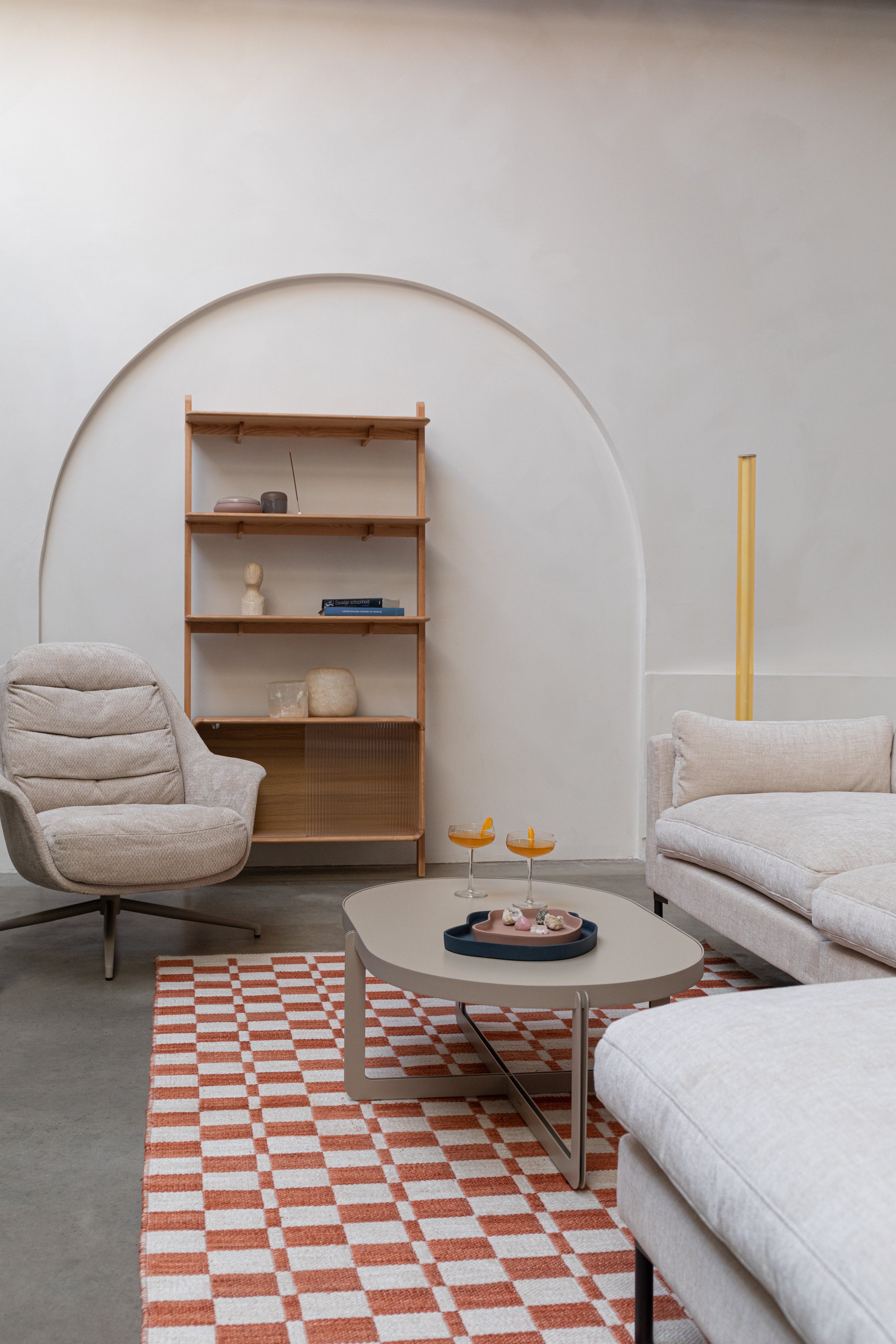 Regał RISE fornir dębowy