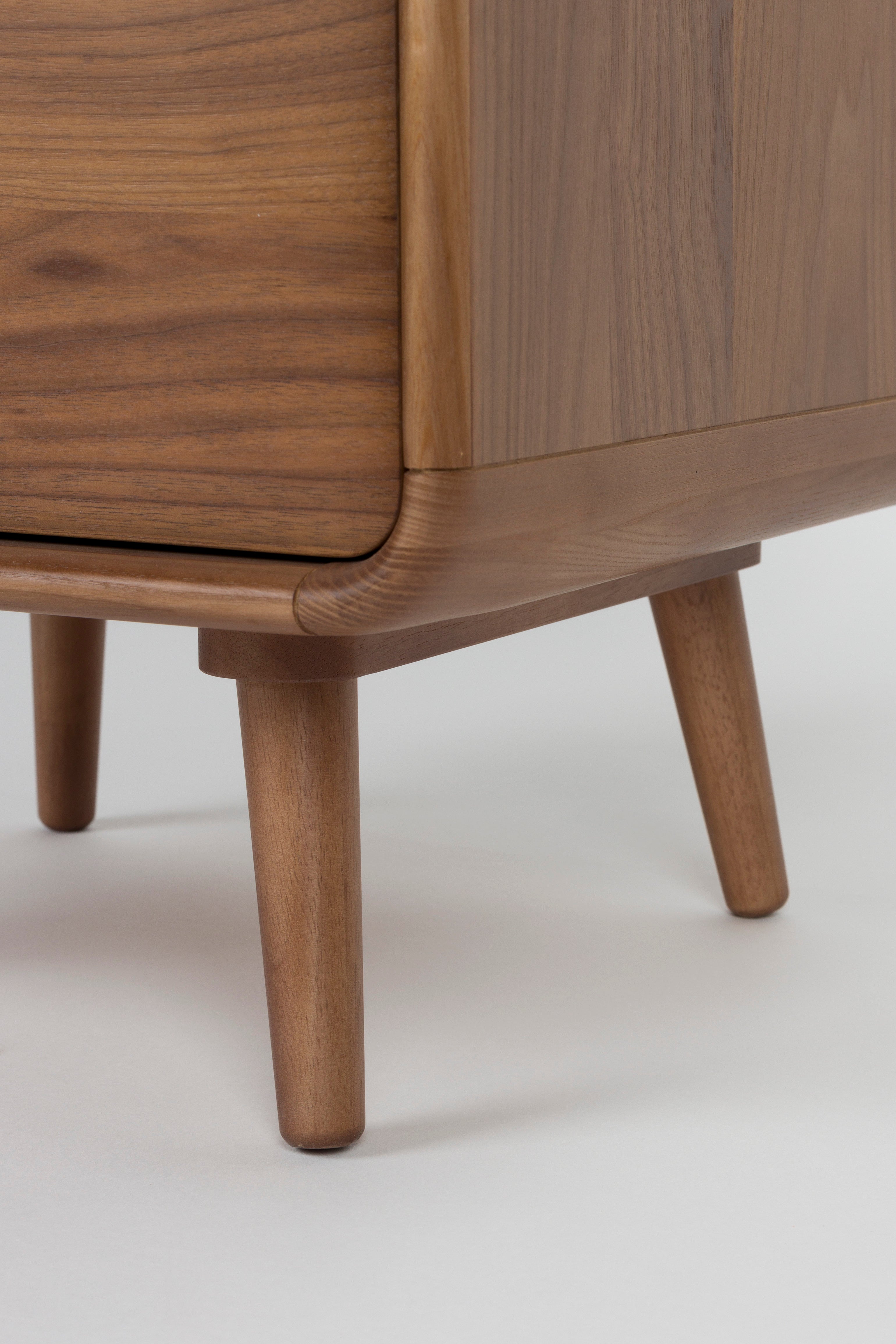 RISE dark veneer chest of drawers