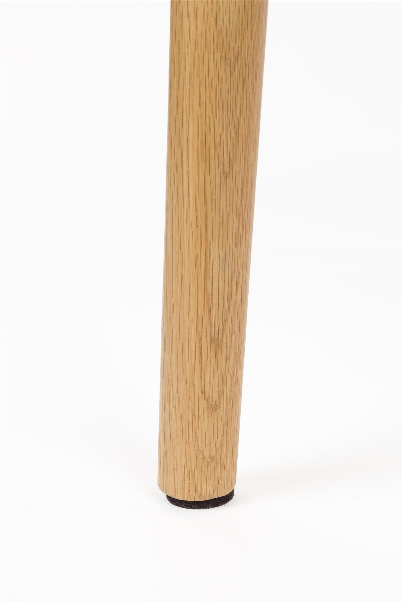 INDY chair light brown with wooden base