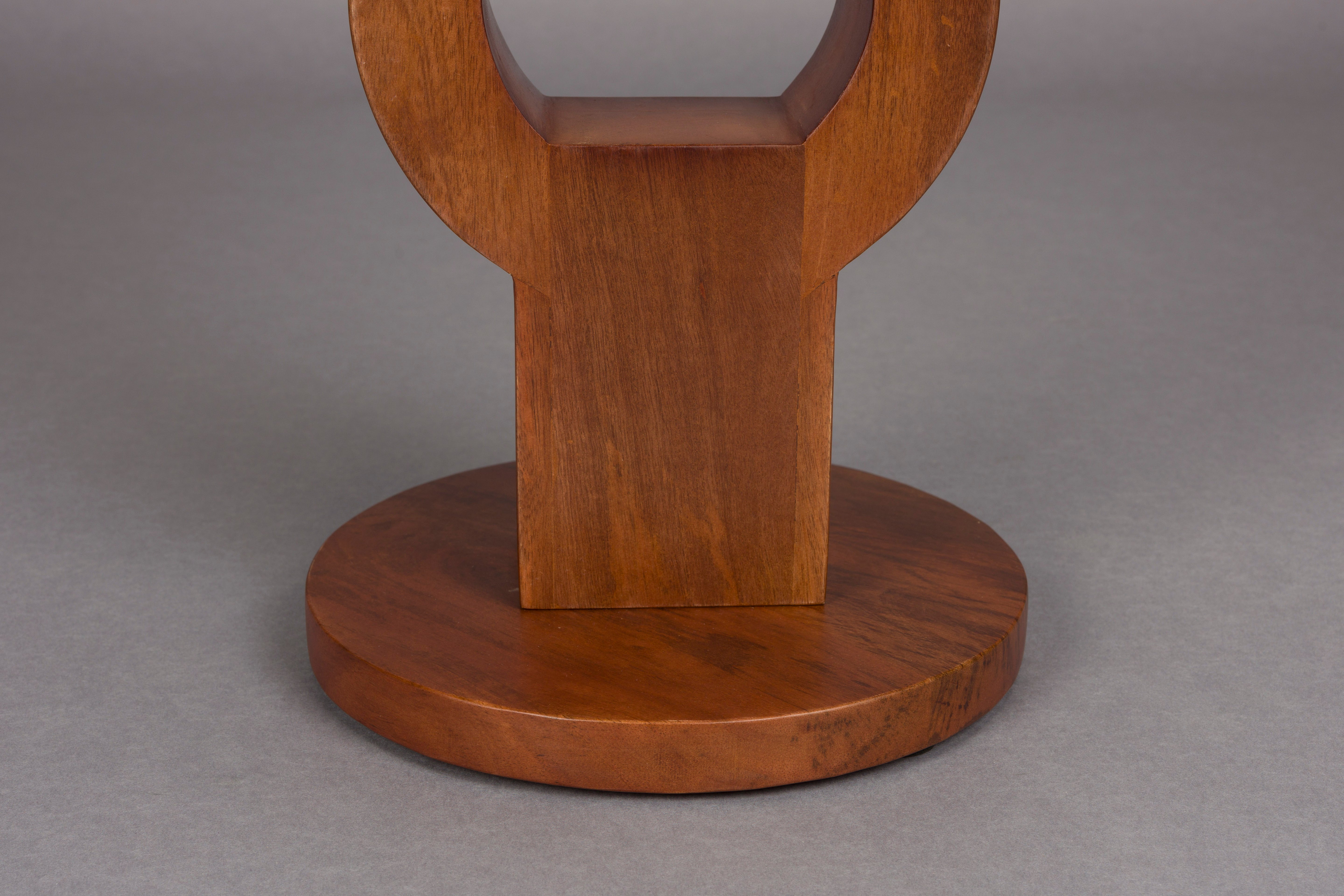 TONDO side table mango wood