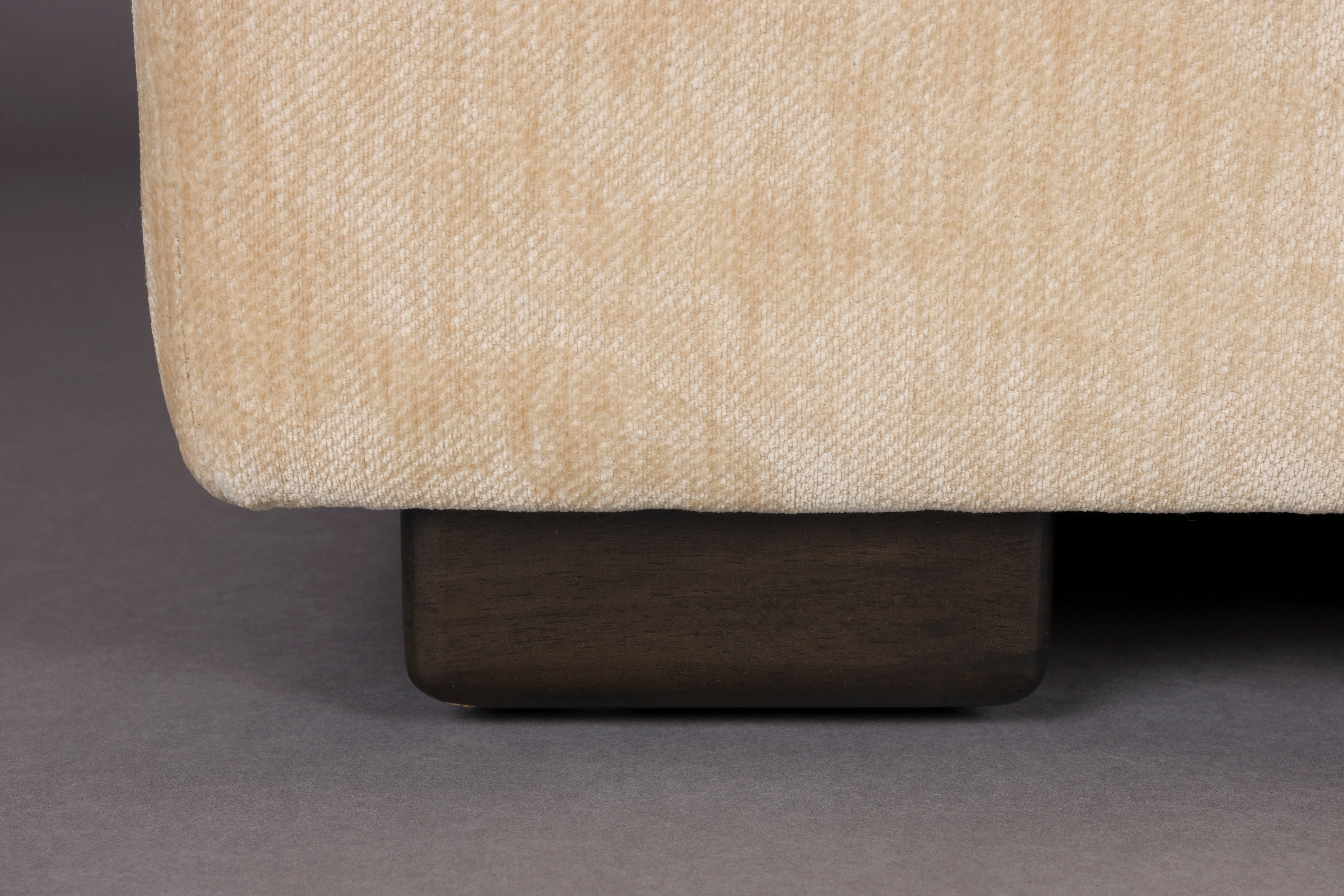 Sofa DOUGLAS beżowy welur