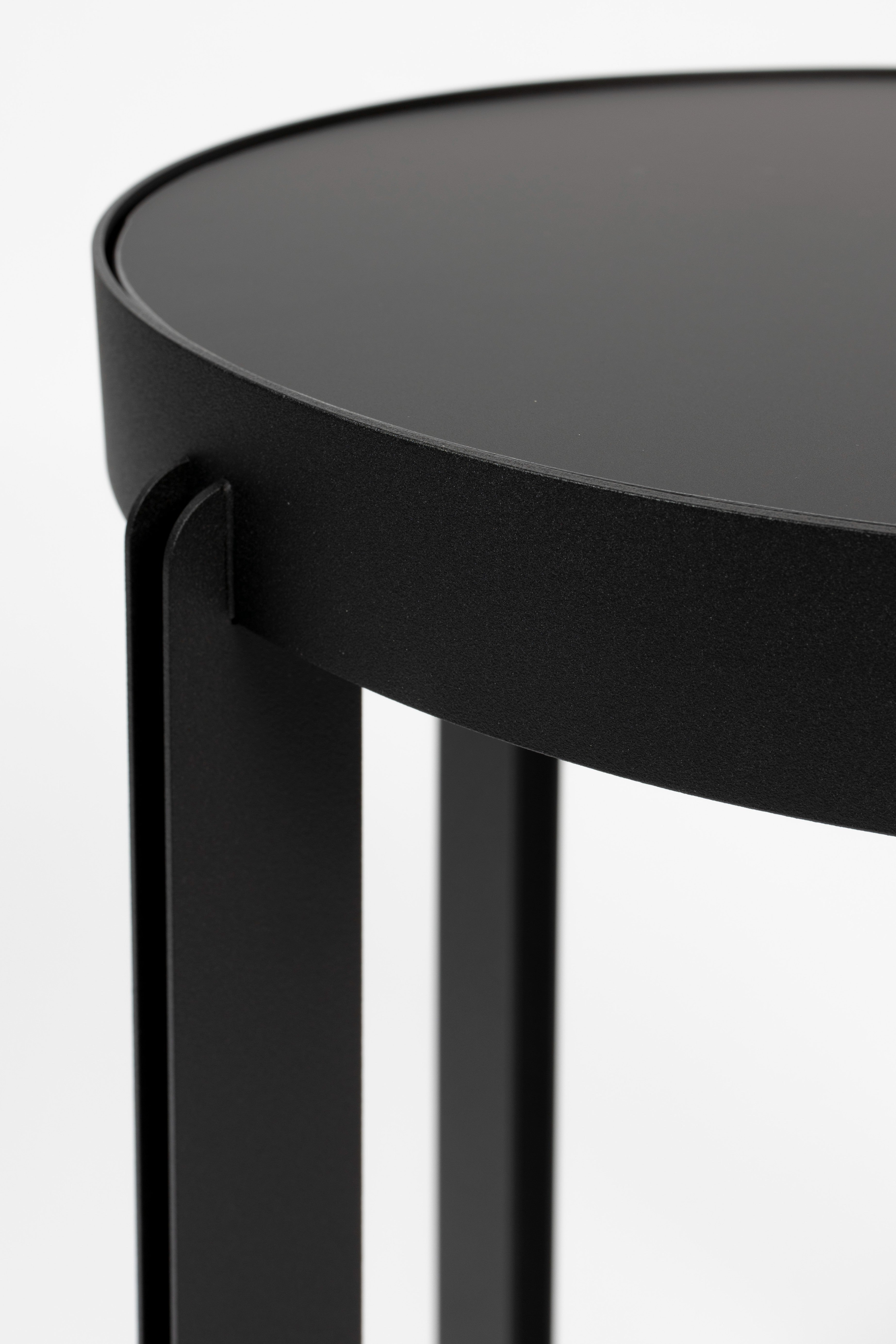 CENTRE black side table