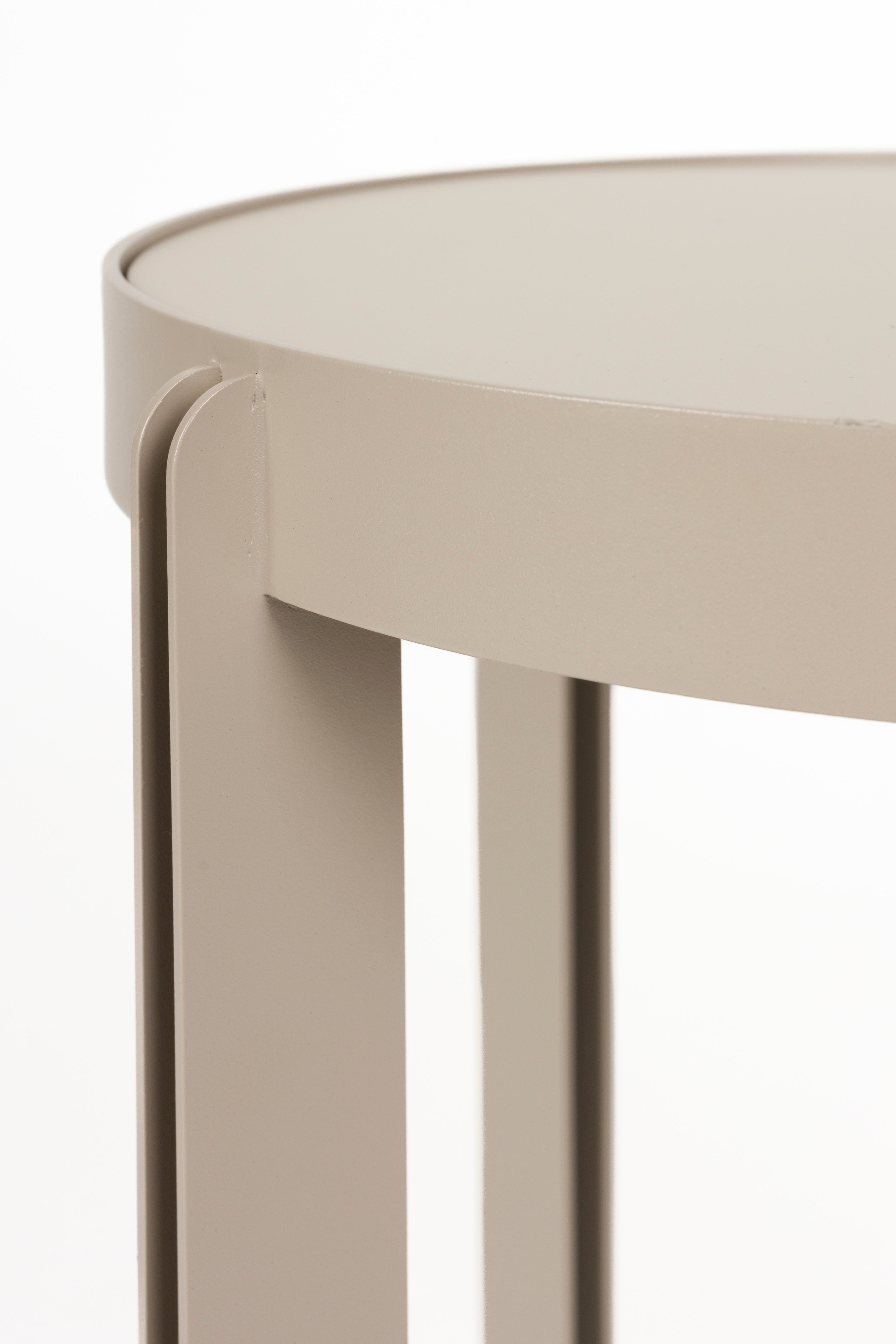 CENTRE beige side table
