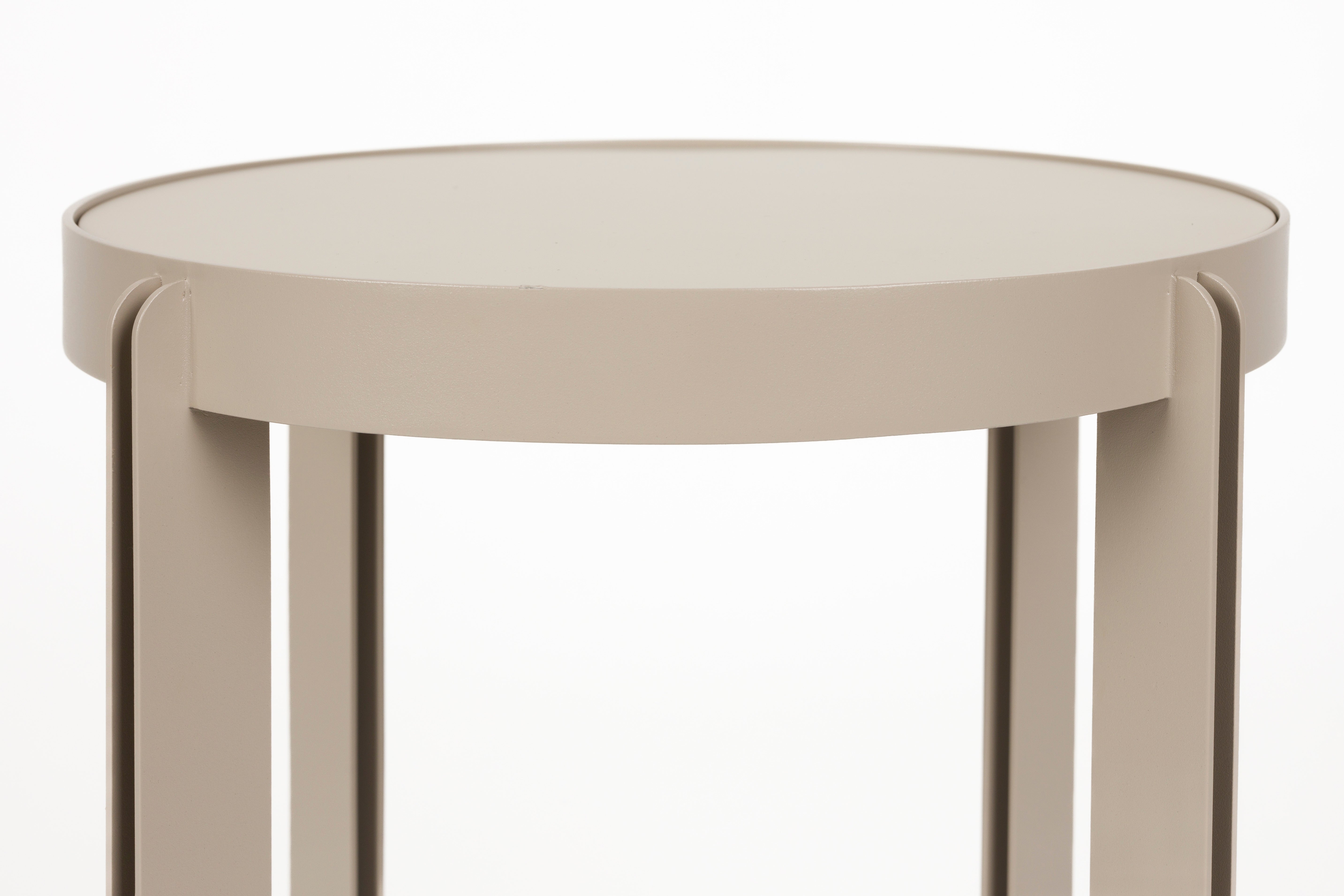 CENTRE beige side table
