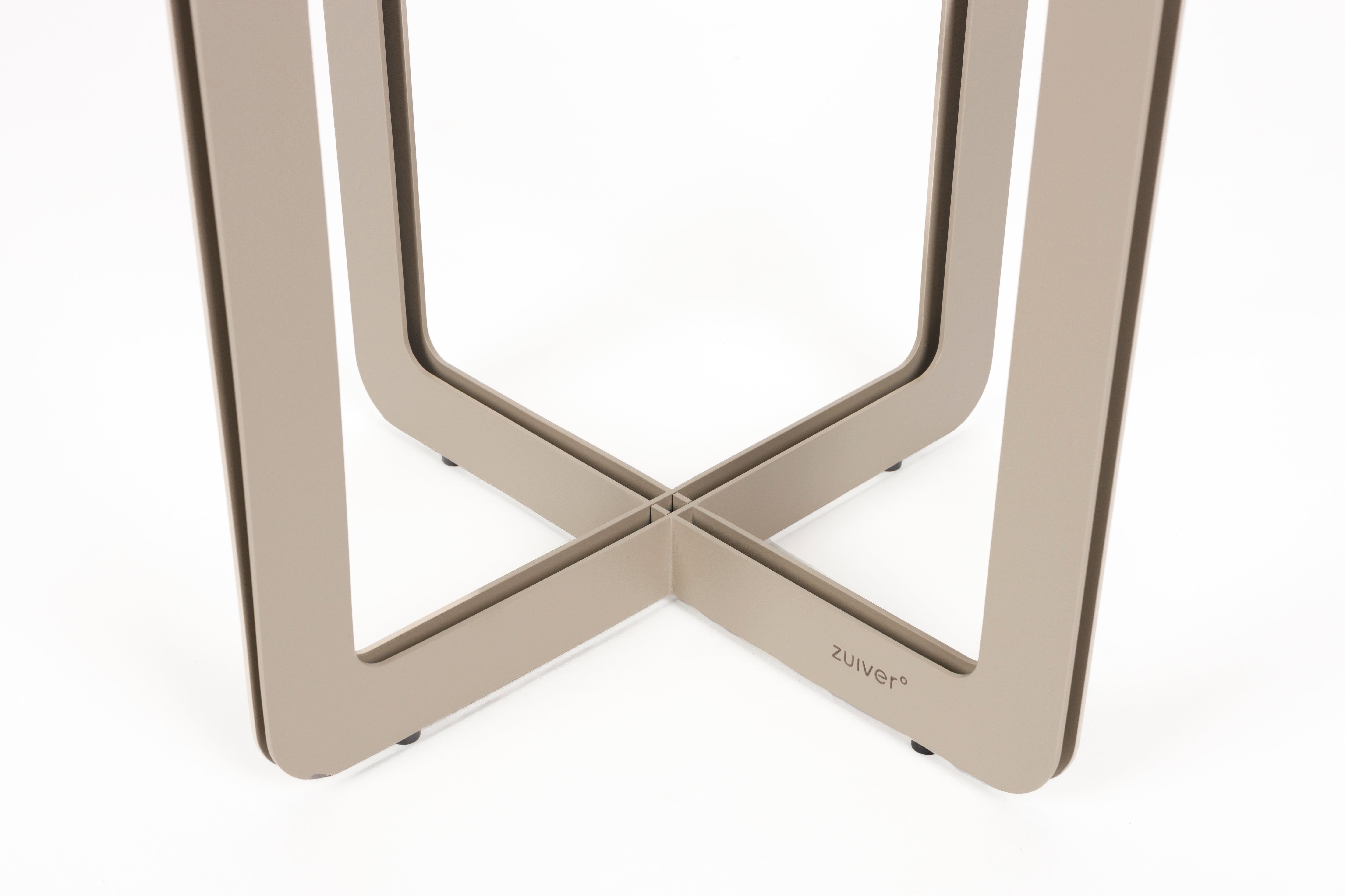 CENTRE beige side table