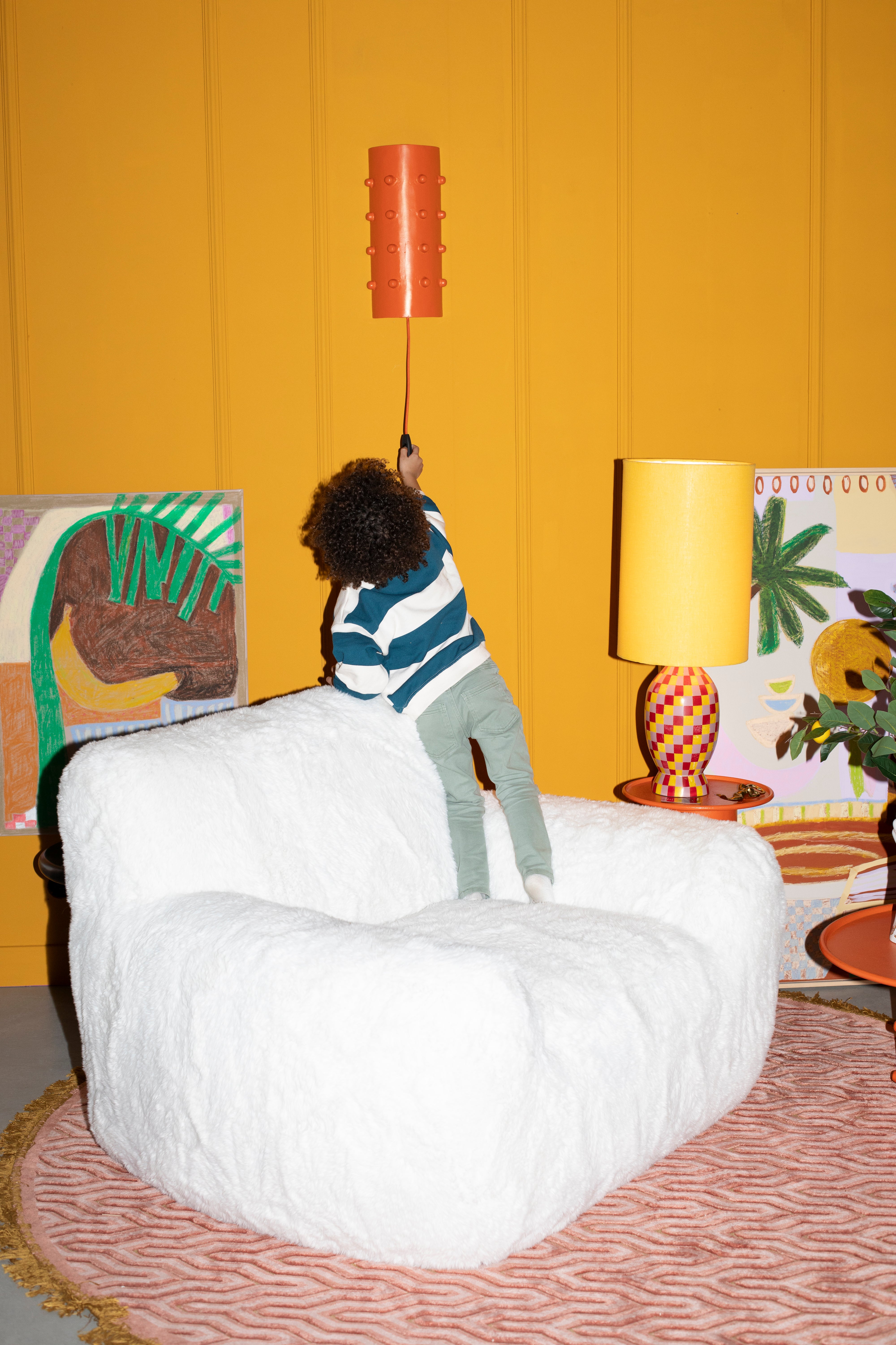 PINCH ME wall lamp orange