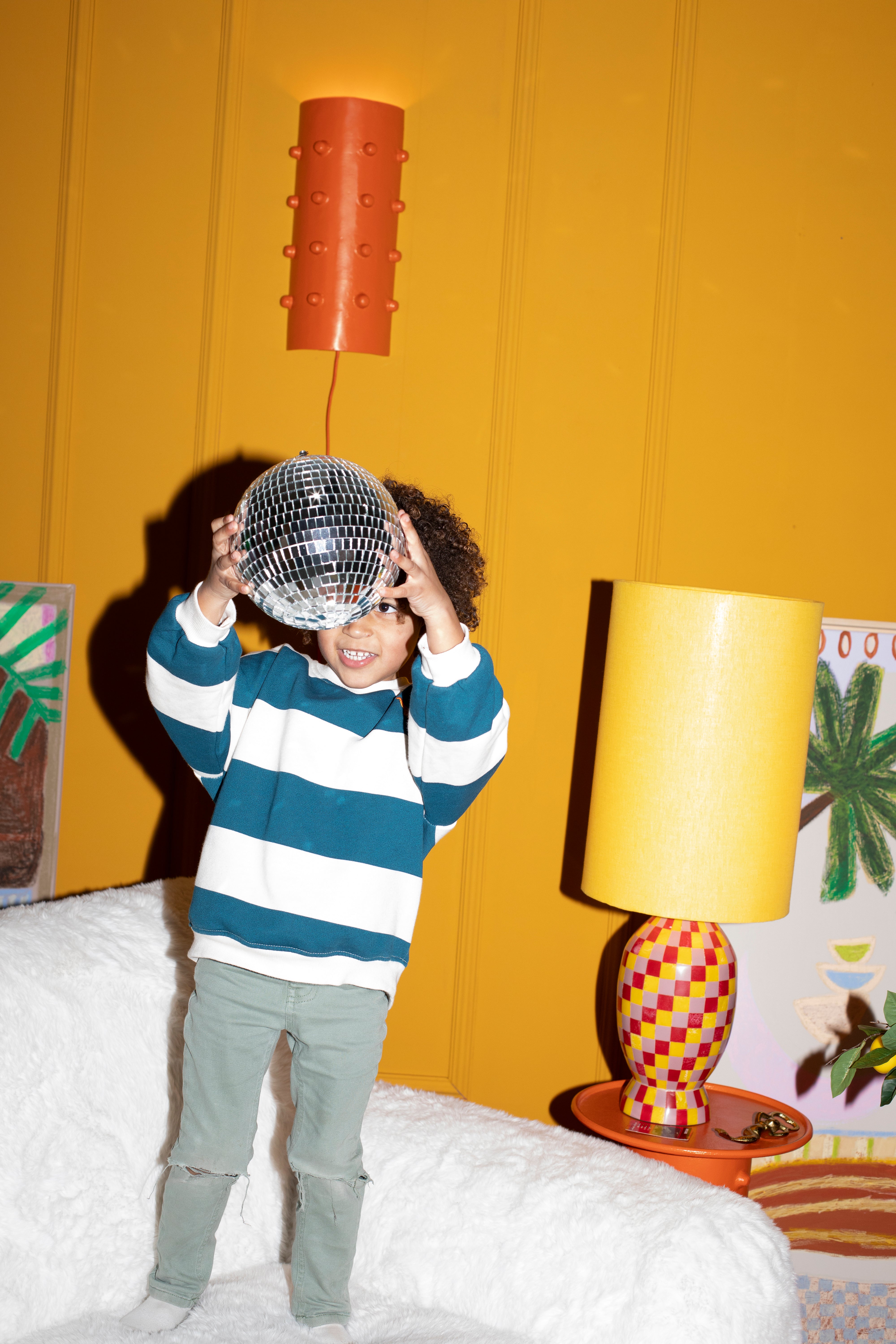 PINCH ME wall lamp orange