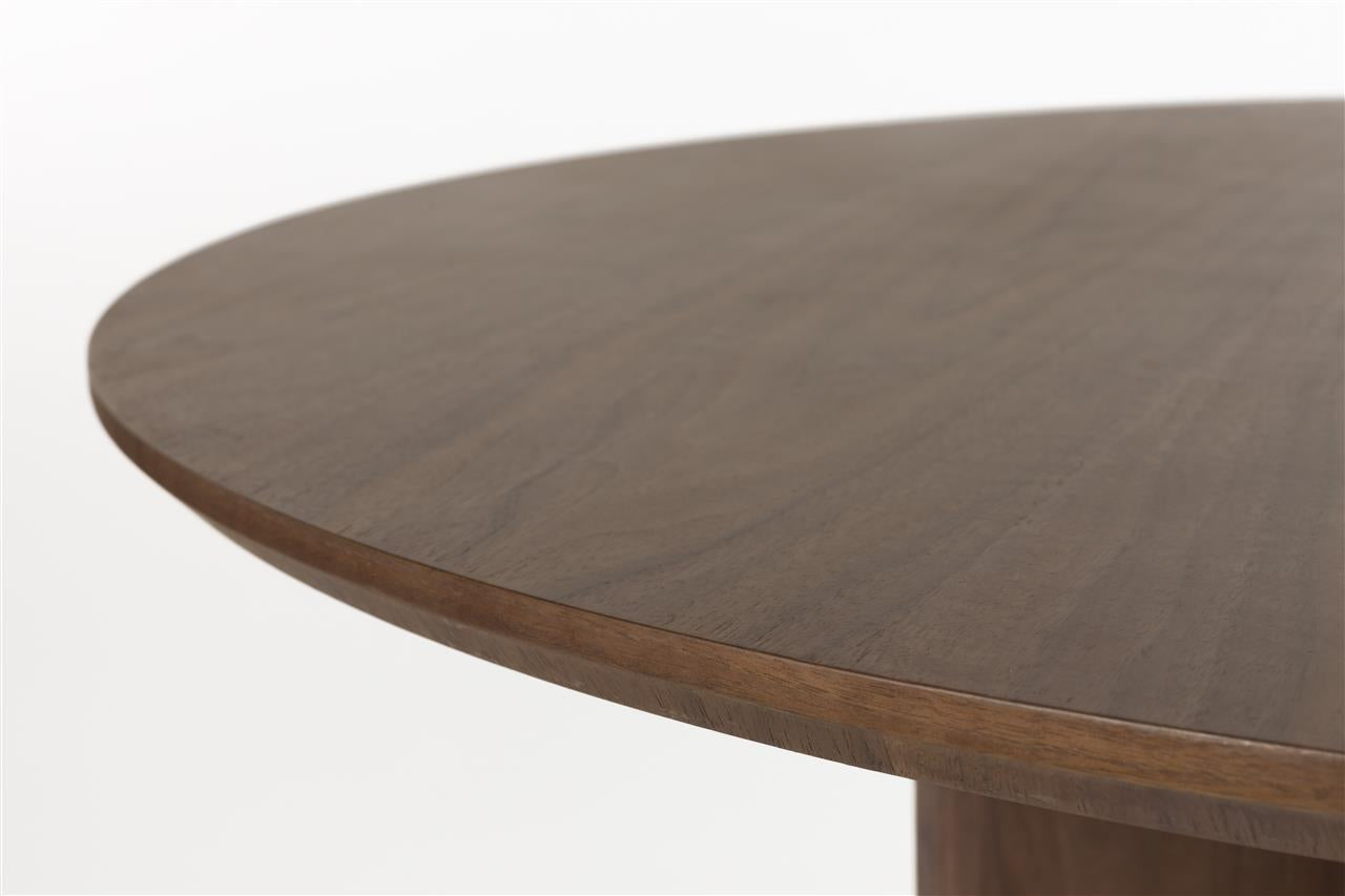 LAURENT dark brown round table