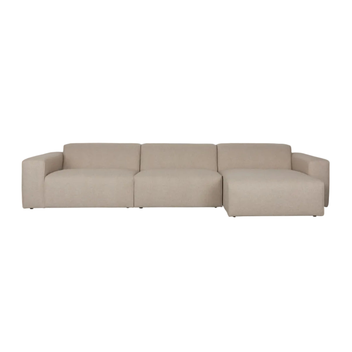 Sofa 4,5-osobowa MILKA cappuccino prawostronny – Zuiver