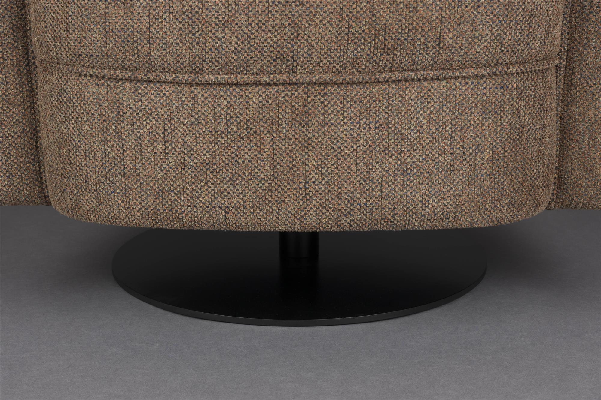 Křeslo FLOWER hnědé