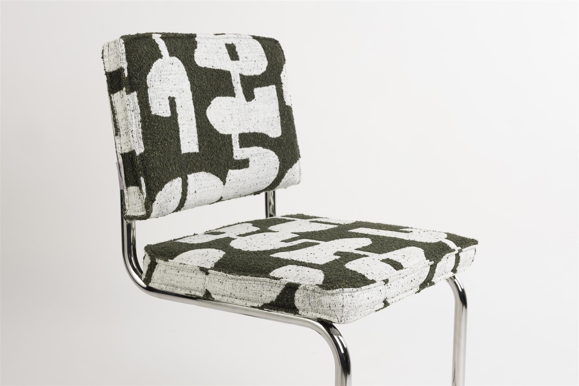 Ridge Deco Symbols Chair Green with White [Donata] [Amelia spr]