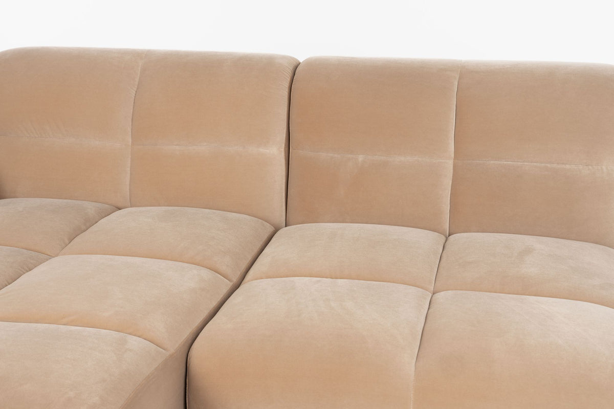 Sofa z szezlongiem HAZEL beżowy lewostronny – ujęcie 6