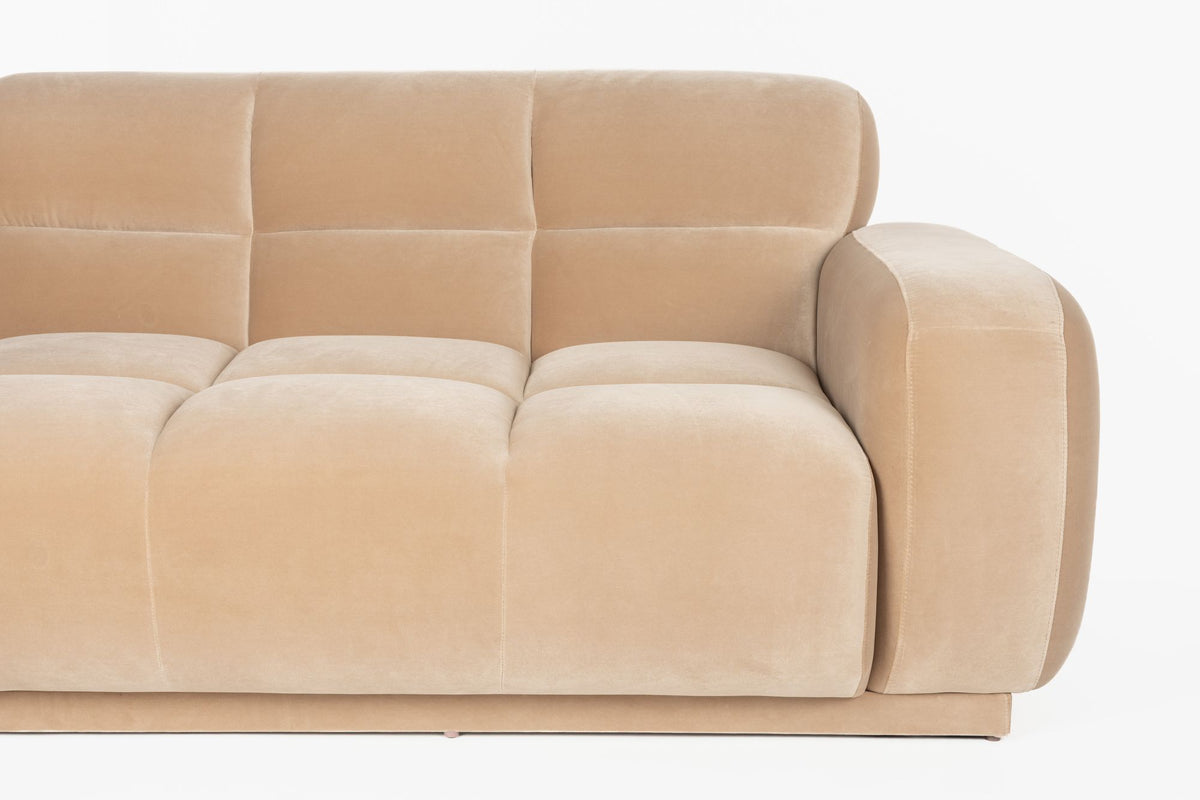 Sofa z szezlongiem HAZEL beżowy lewostronny – ujęcie 7
