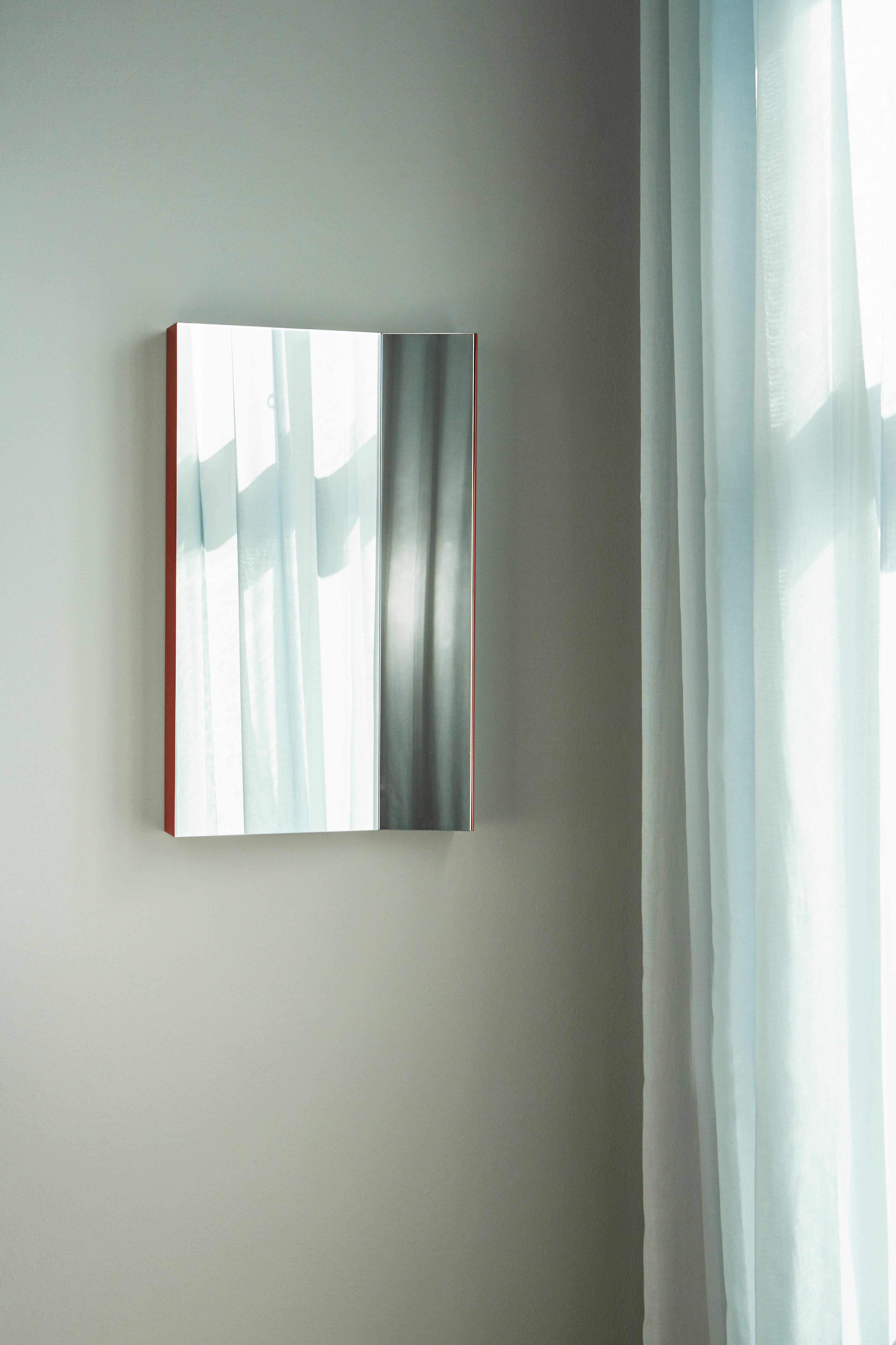 MIMESIS Red Wall Mirror