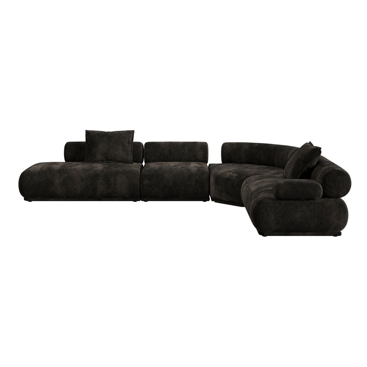 Sofa 7,5-osobowa REMBRANDT ciemnobrązowy prawostronny – ujęcie 5