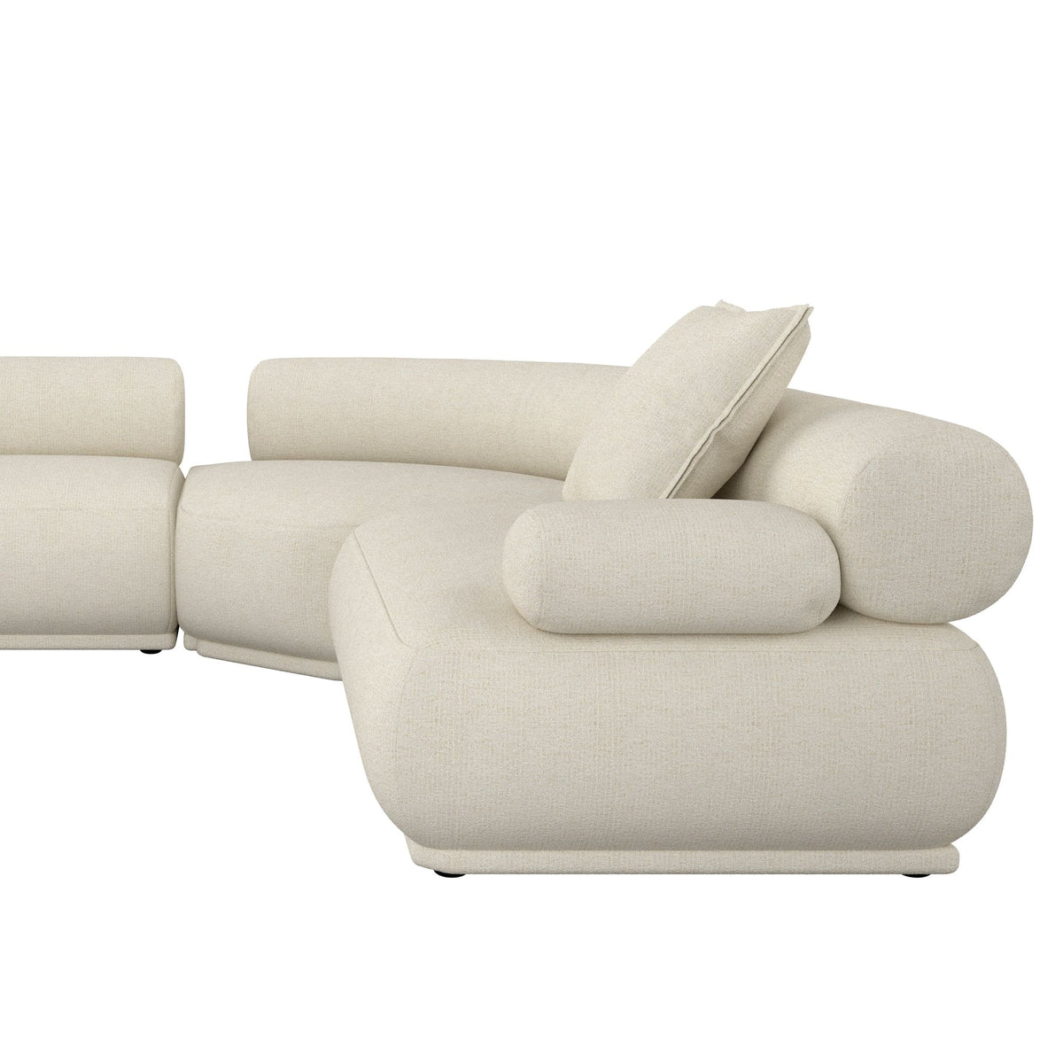 Sofa 7,5-osobowa REMBRANDT beżowy prawostronny – ujęcie 4
