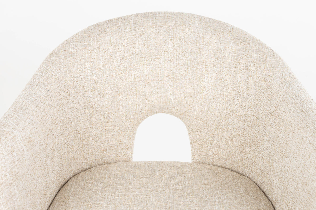 Beige křeslo CONTOUR