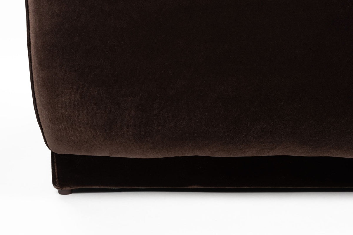 Sofa 6-osobowa HAZEL brązowy – ujęcie 5