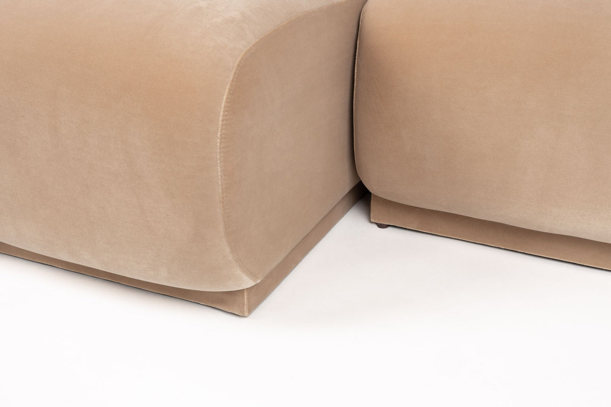 Sofa 6-osobowa HAZEL beżowy lewostronny – ujęcie 9