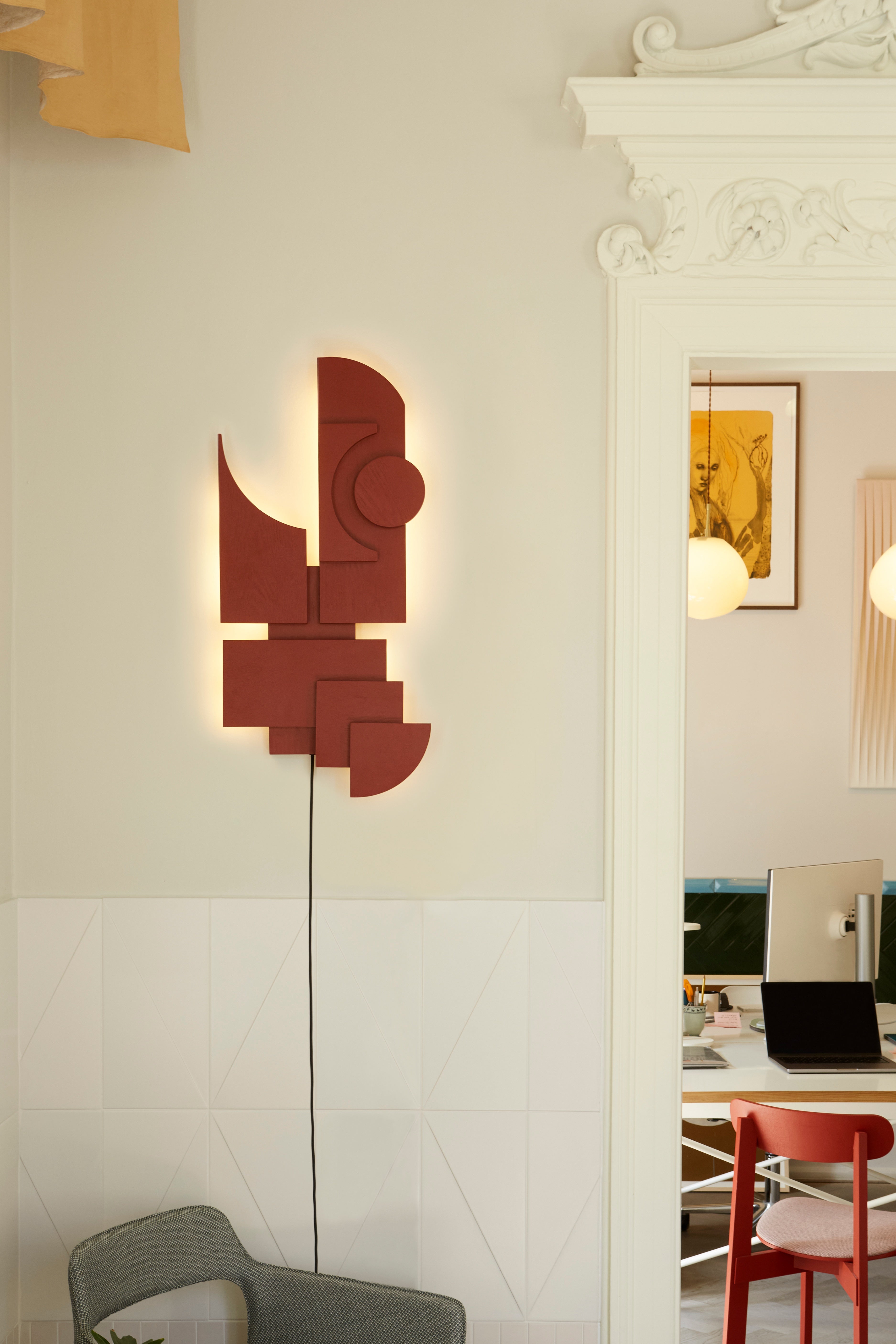 TOTEM DECO wall lamp red