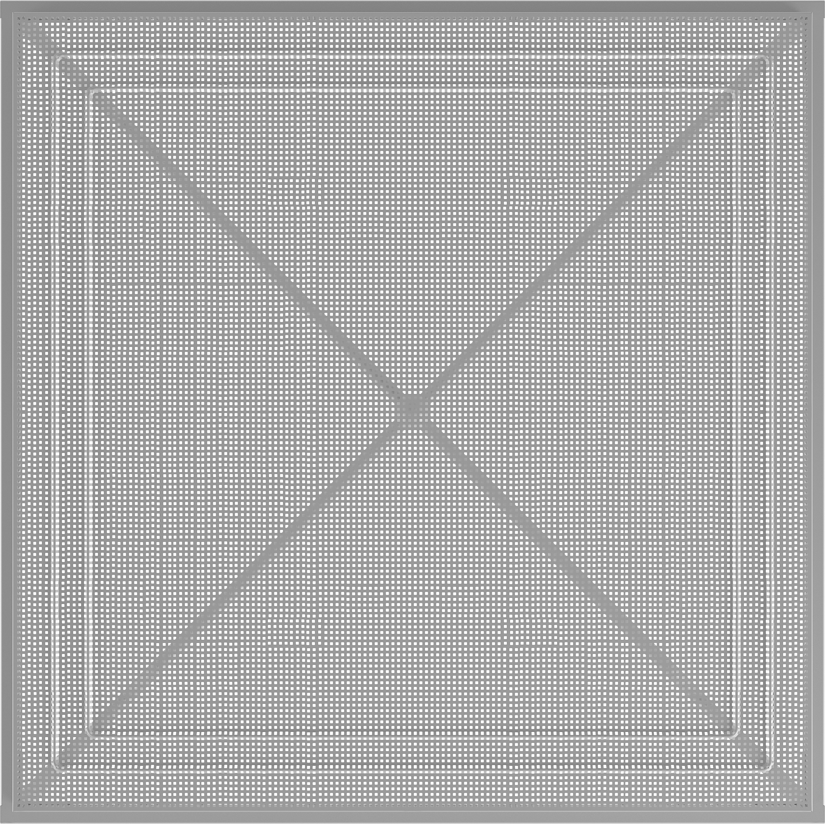 Stół ogrodowy TROPIQUE biała stal