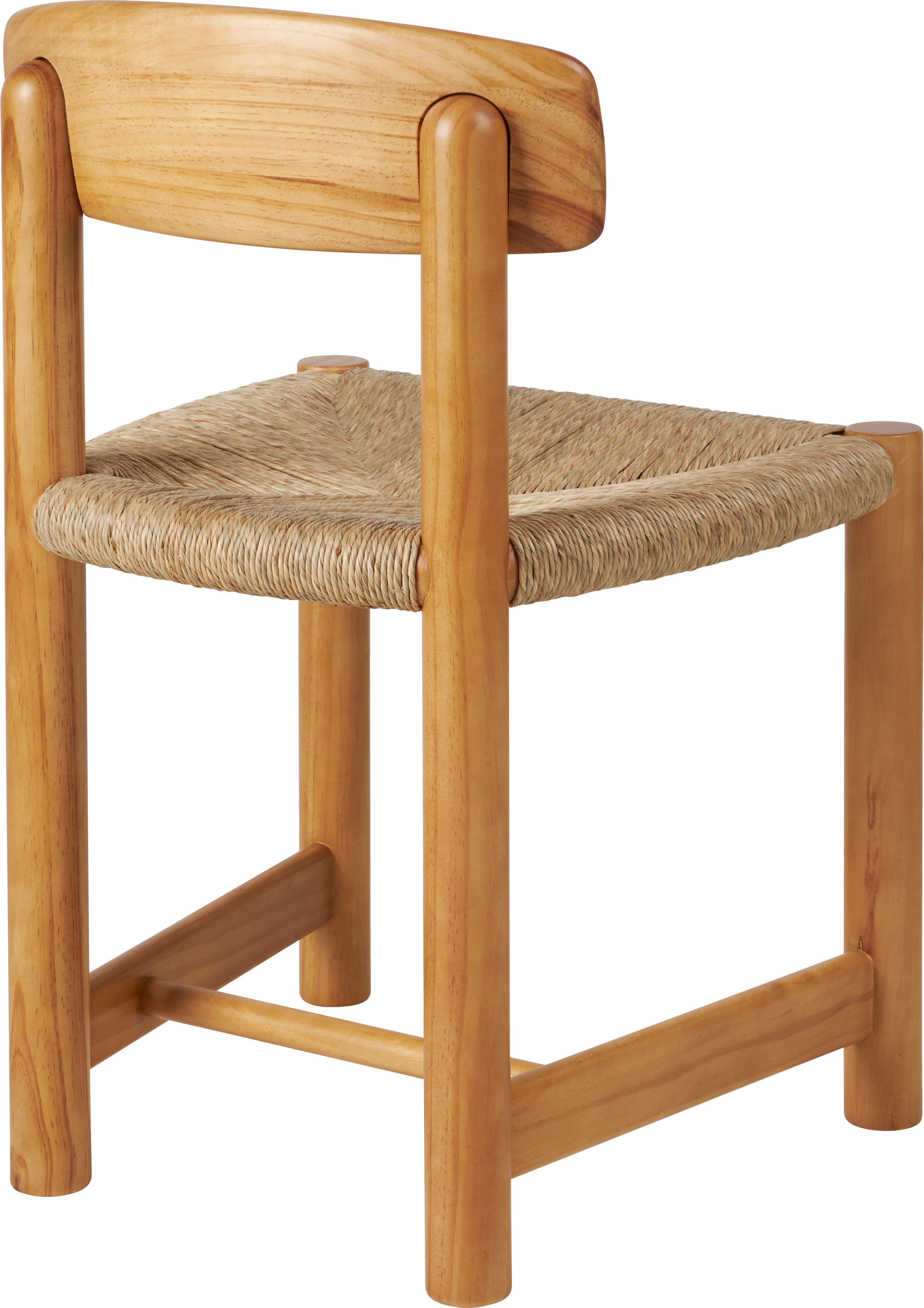 DAUMILLER chair made of pine wood with a woven seat