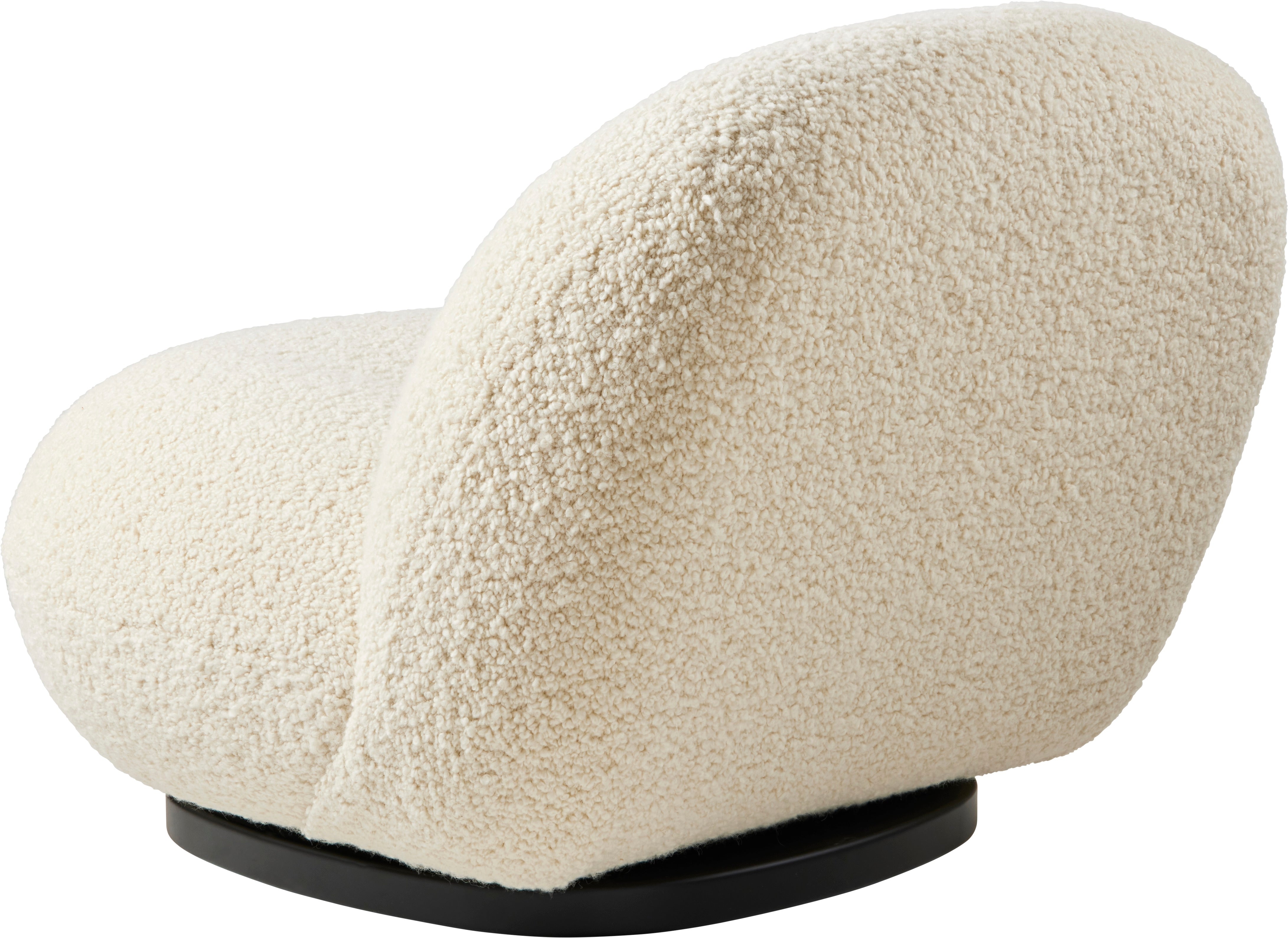 Křeslo PACHA čalouněné s černým podstavcem