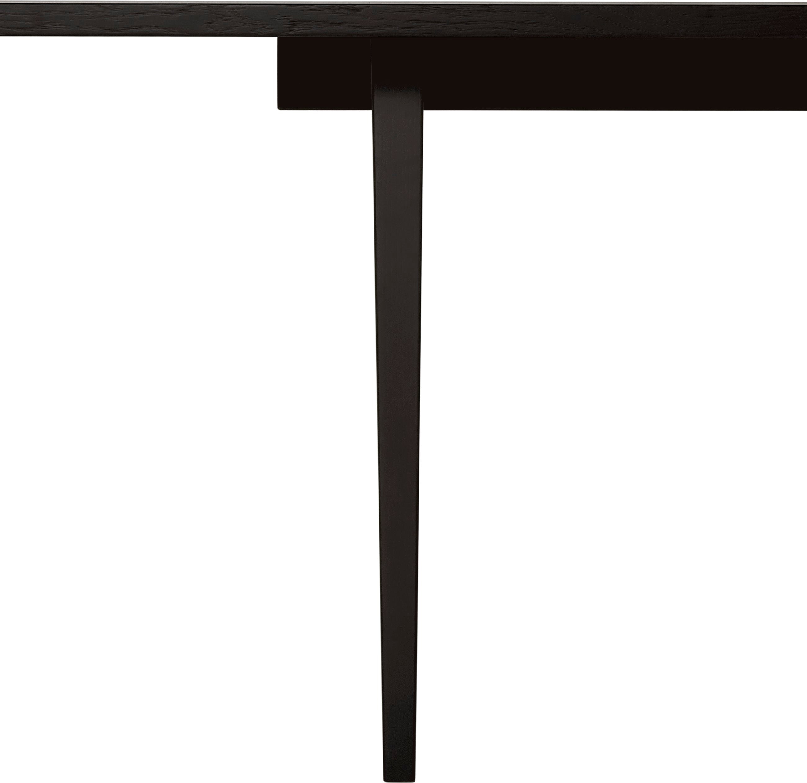 PRIVATE table black ash veneer