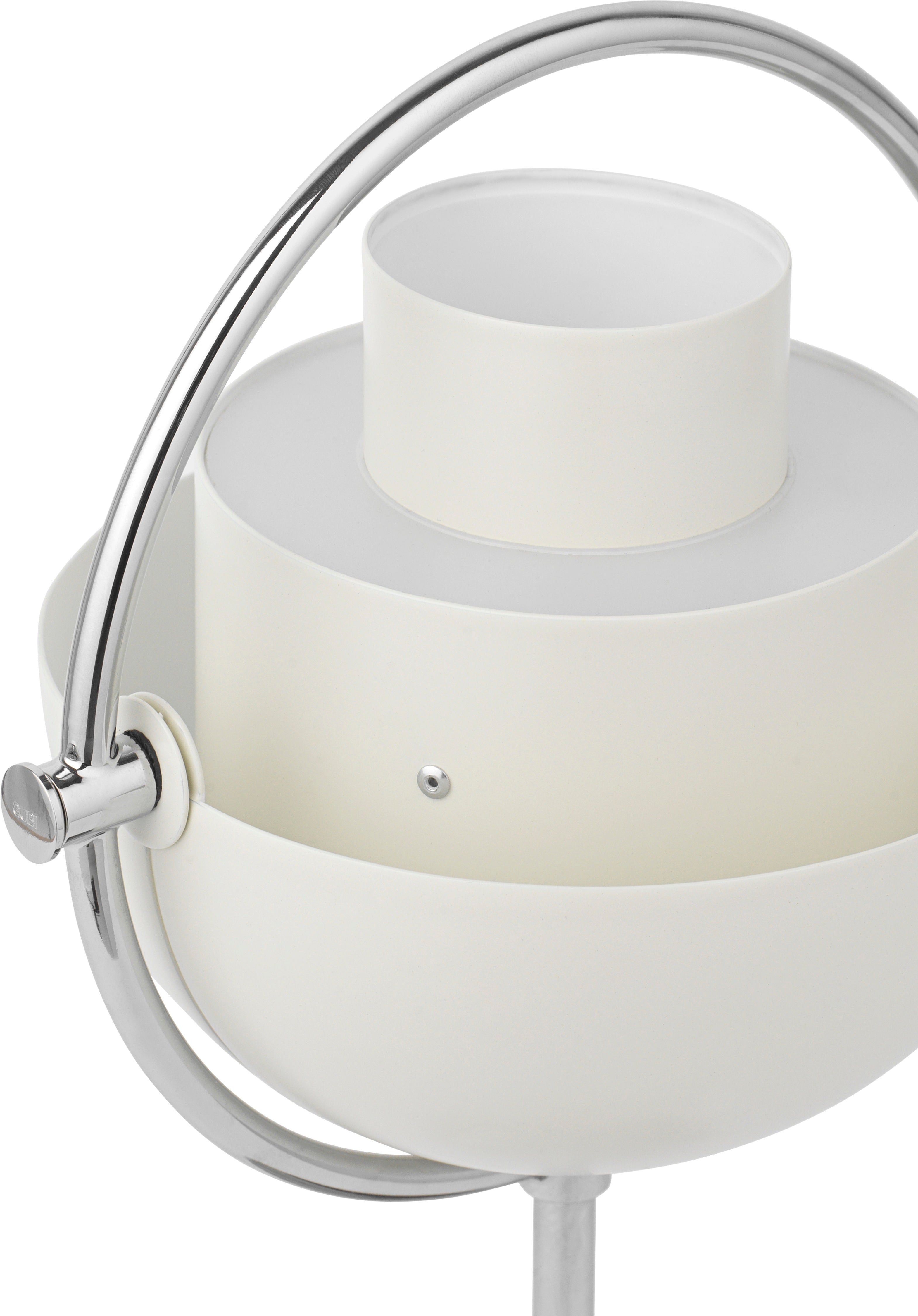 Přenosná lampa MULTI-LITE bílá s chromovaným podstavcem