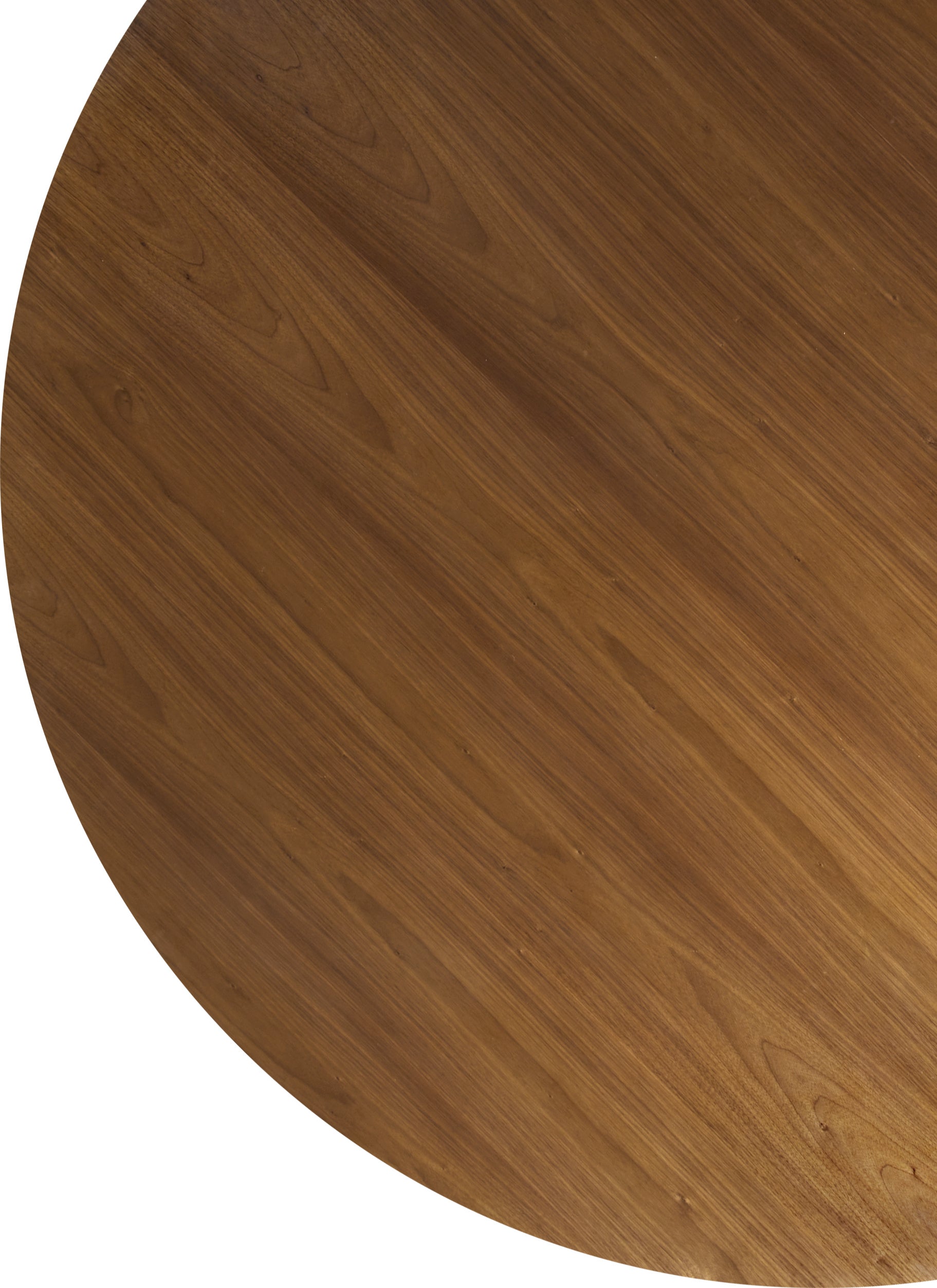 Round table TAVOLO walnut wood