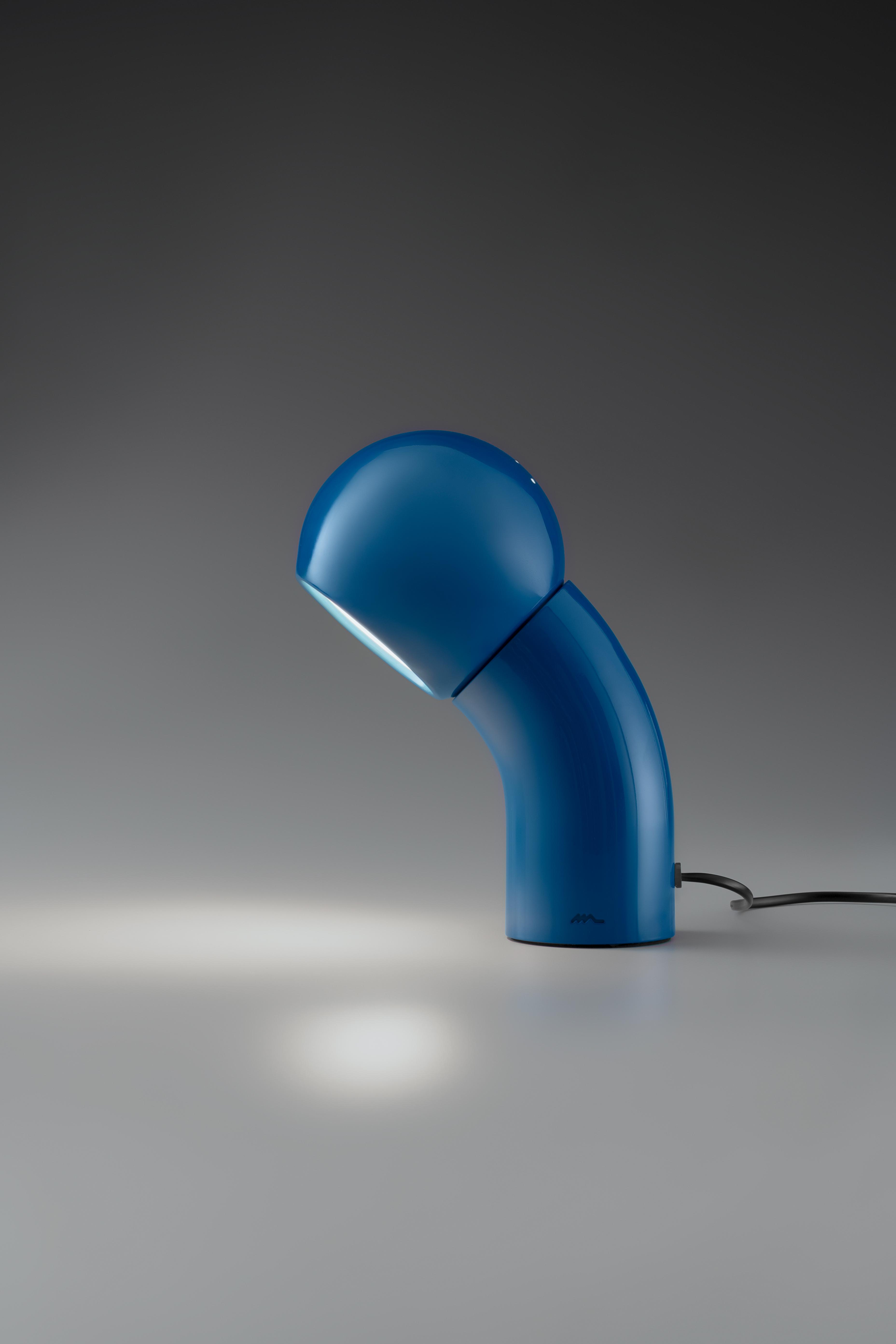 Lampa stołowa PALLINO połyskujący czerwony
